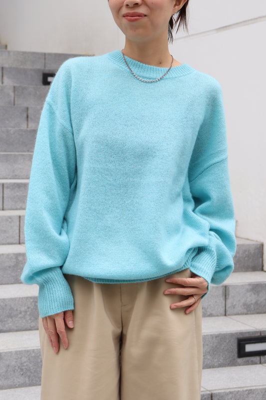 【ACUTA】 ヤク混クルーネックニット