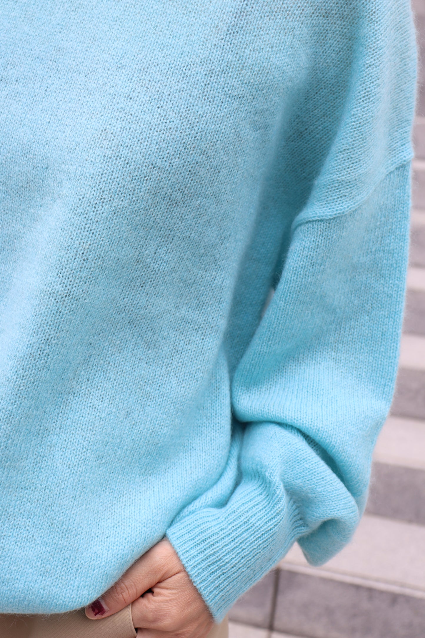 【ACUTA】 ヤク混クルーネックニット