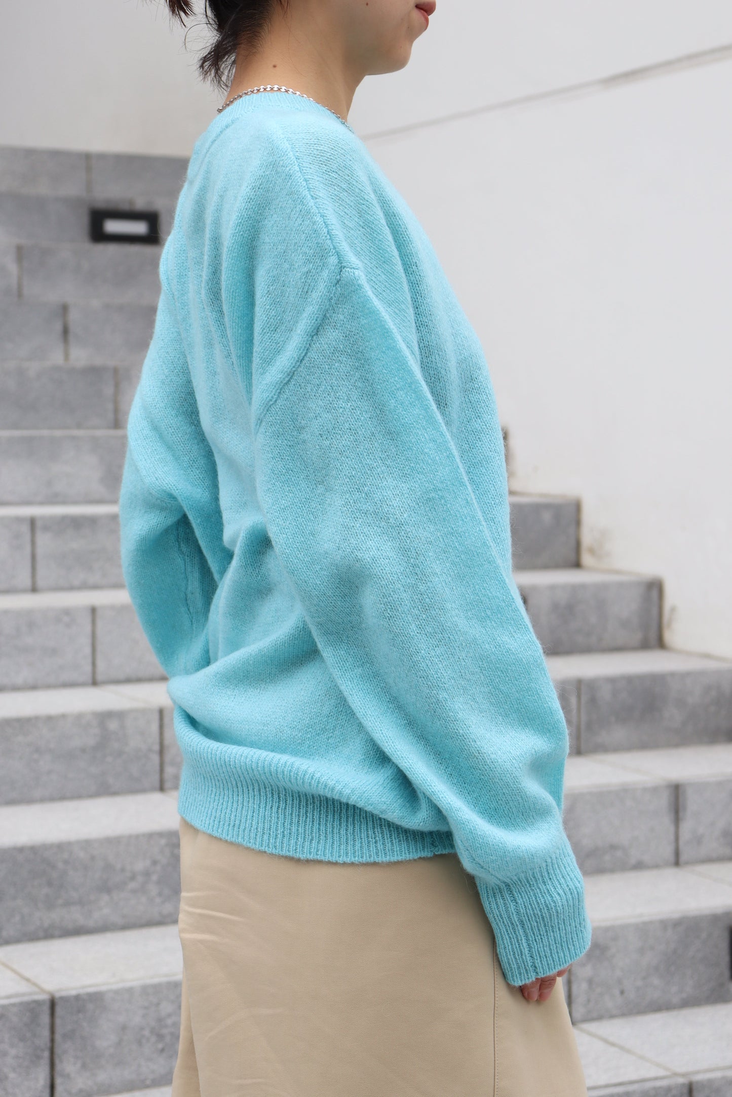 【ACUTA】 ヤク混クルーネックニット