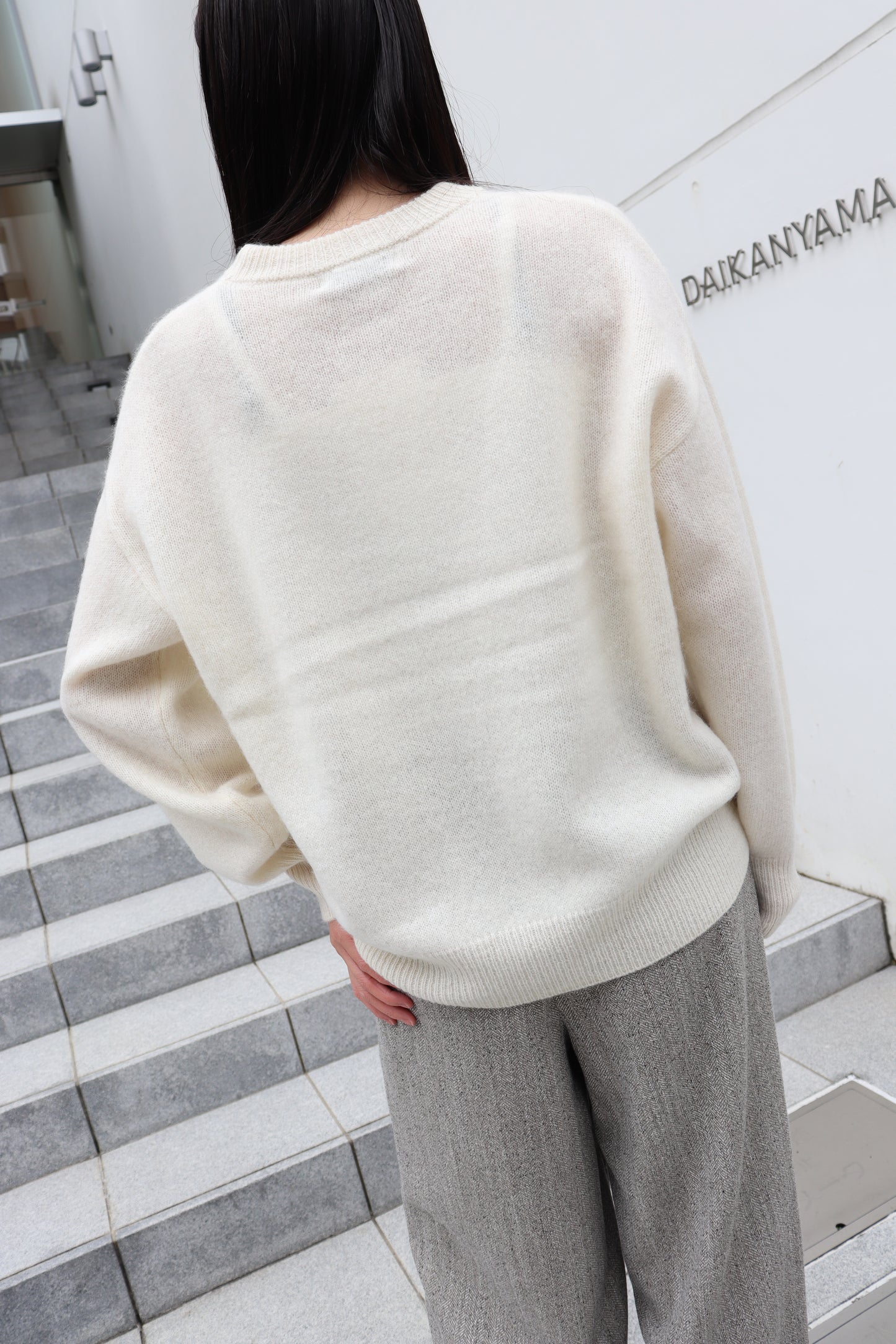 【ACUTA】 ヤク混クルーネックニット