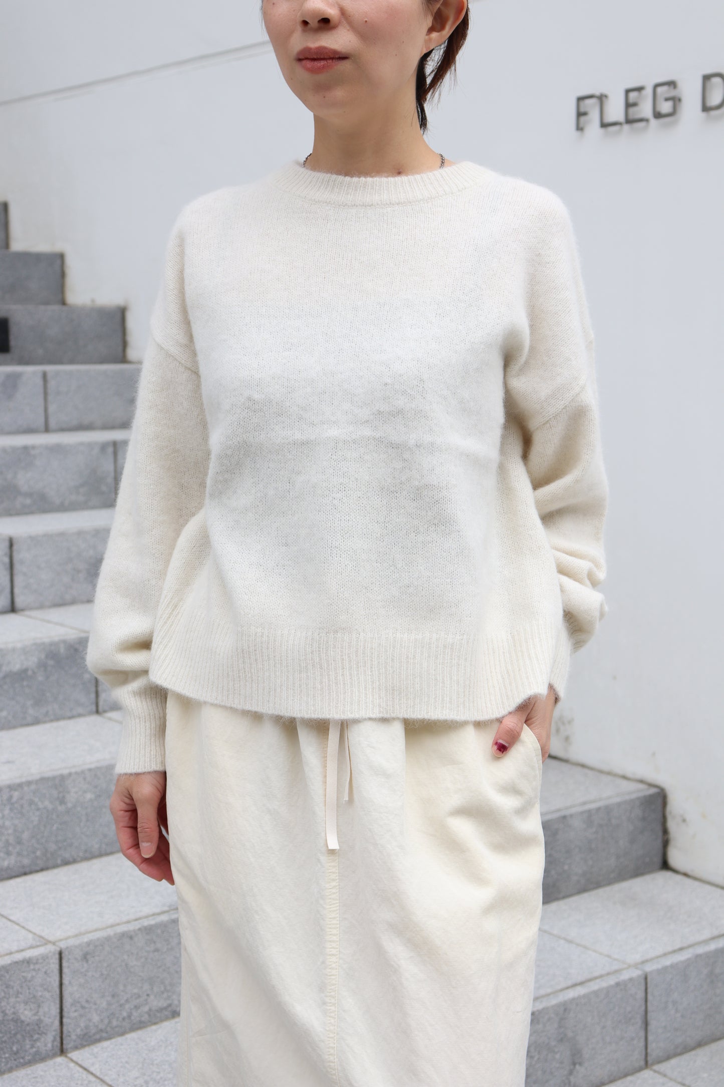 【ACUTA】 チャイニーズラクーンニットプルオーバー