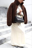 【ACUTA】スタンドカラーボアブルゾン