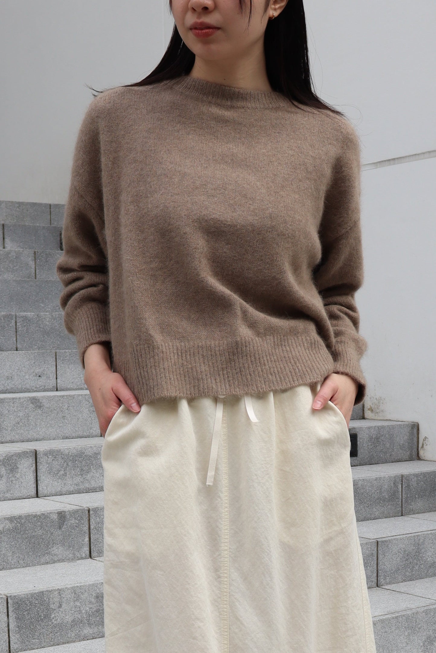 【ACUTA】 チャイニーズラクーンニットプルオーバー