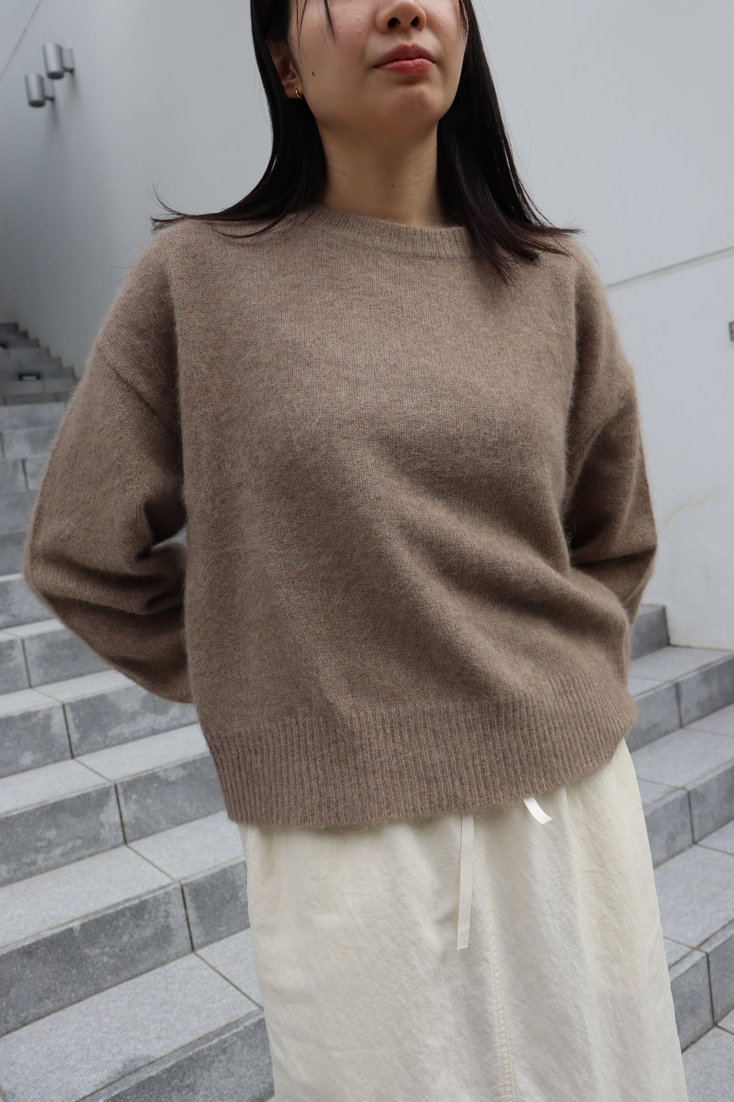 【ACUTA】 チャイニーズラクーンニットプルオーバー