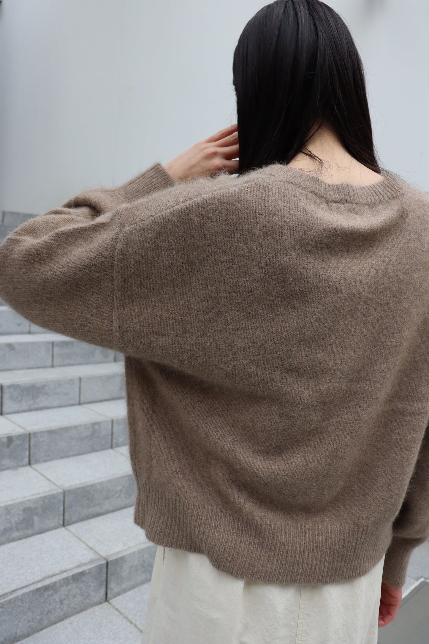 【ACUTA】 チャイニーズラクーンニットプルオーバー