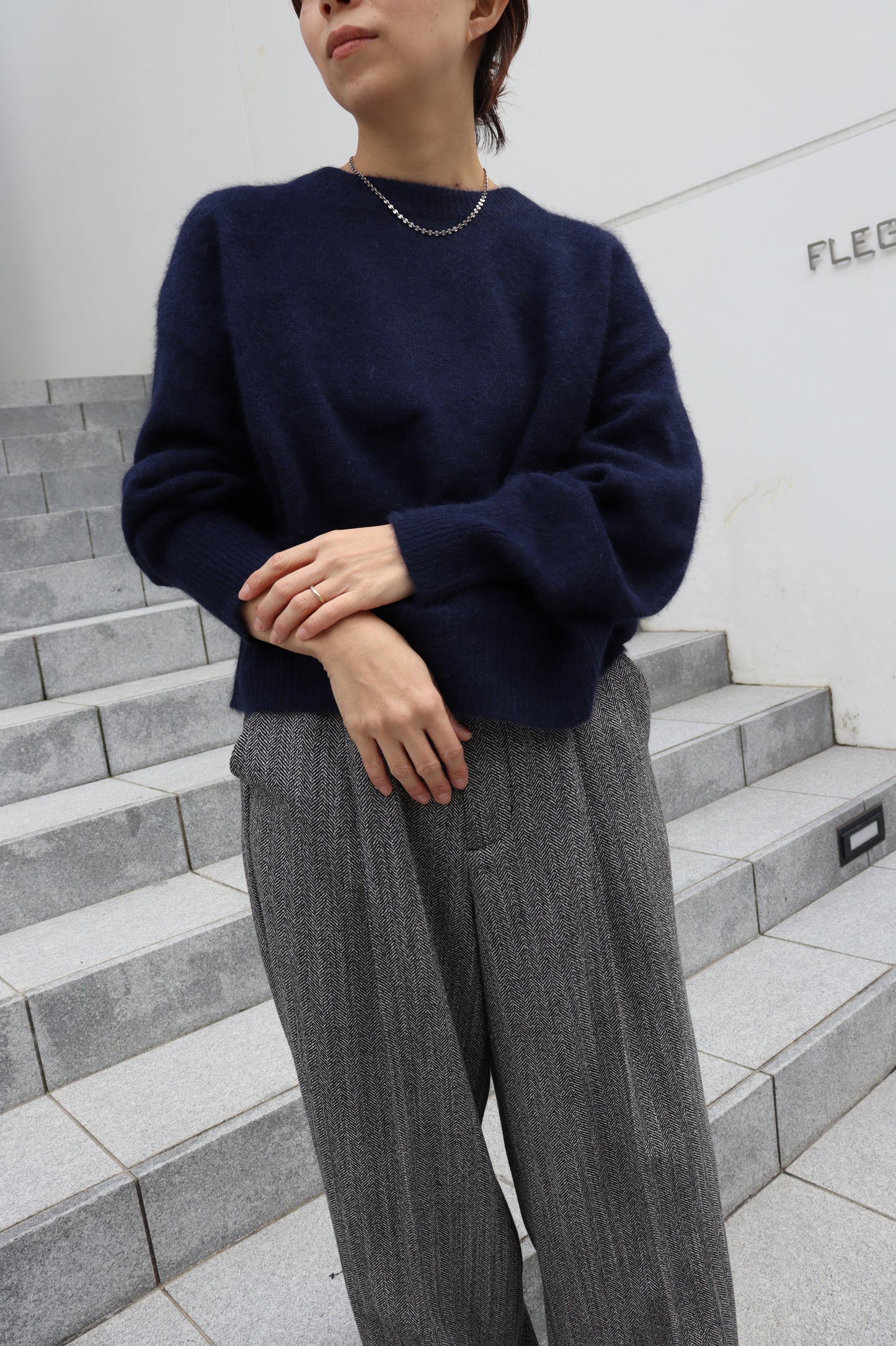 【ACUTA】 チャイニーズラクーンニットプルオーバー