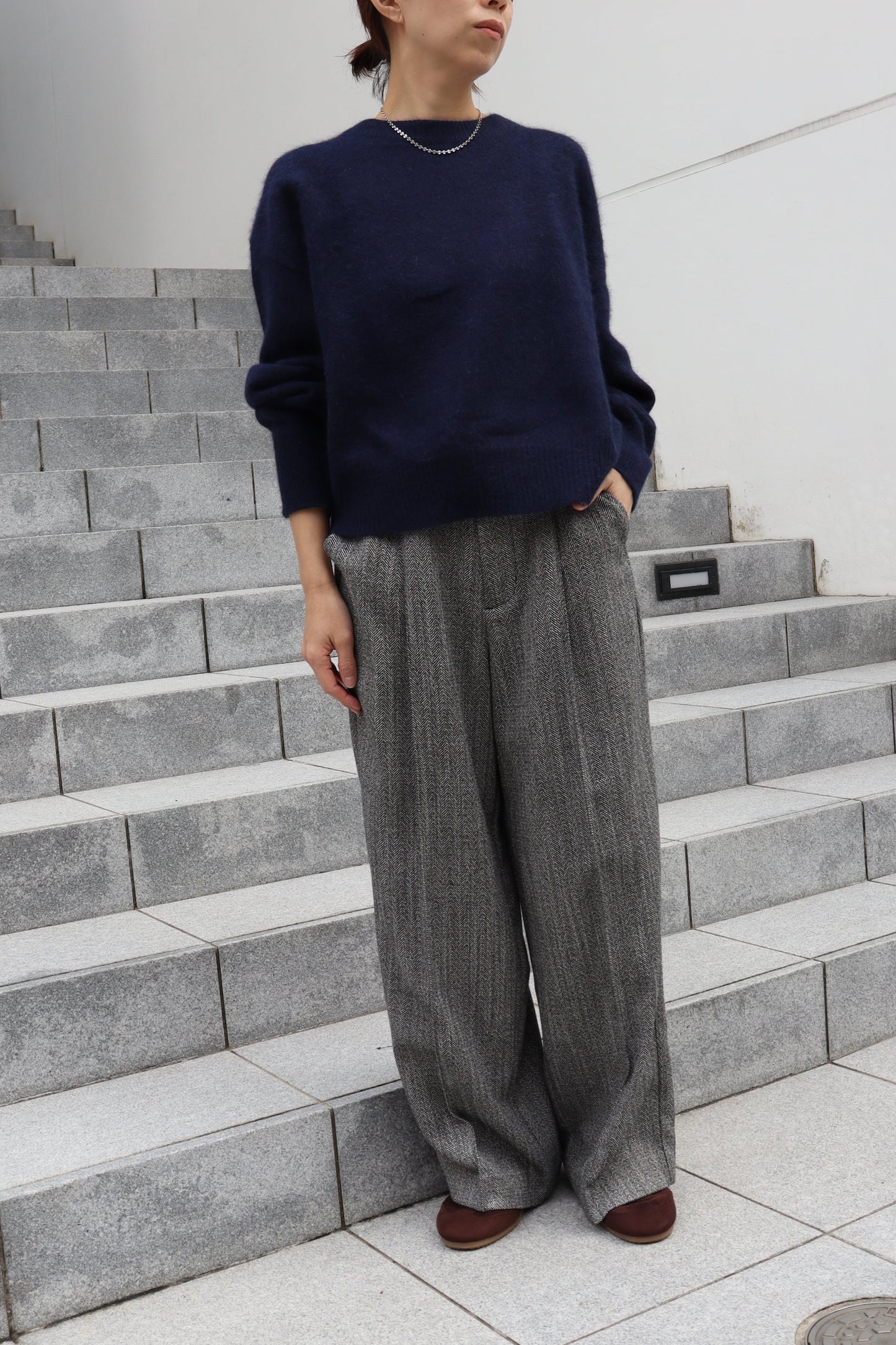 【ACUTA】 チャイニーズラクーンニットプルオーバー