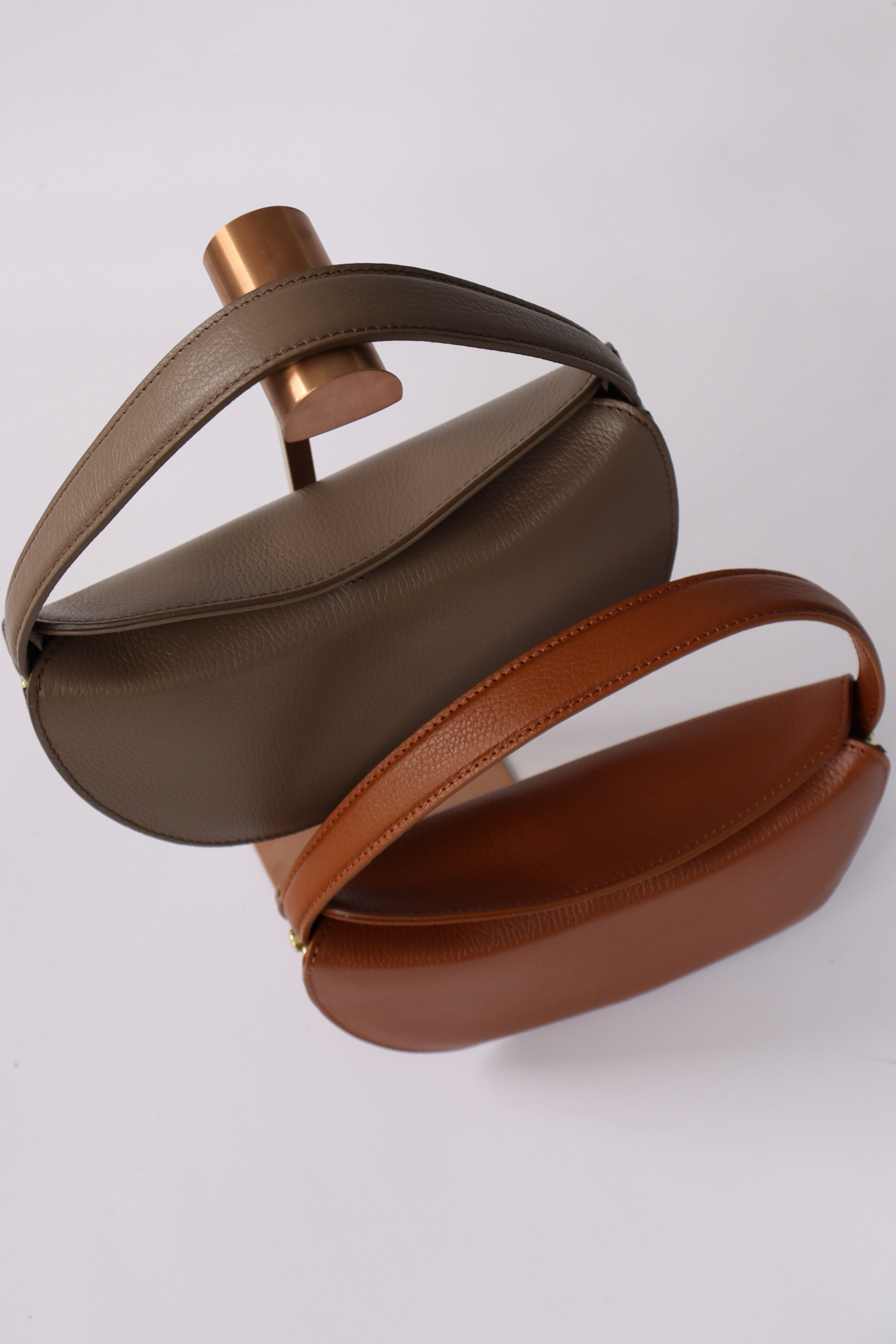 MILLELA FIRENZE】2WAYハーフムーンショルダーバッグ レザーバッグ