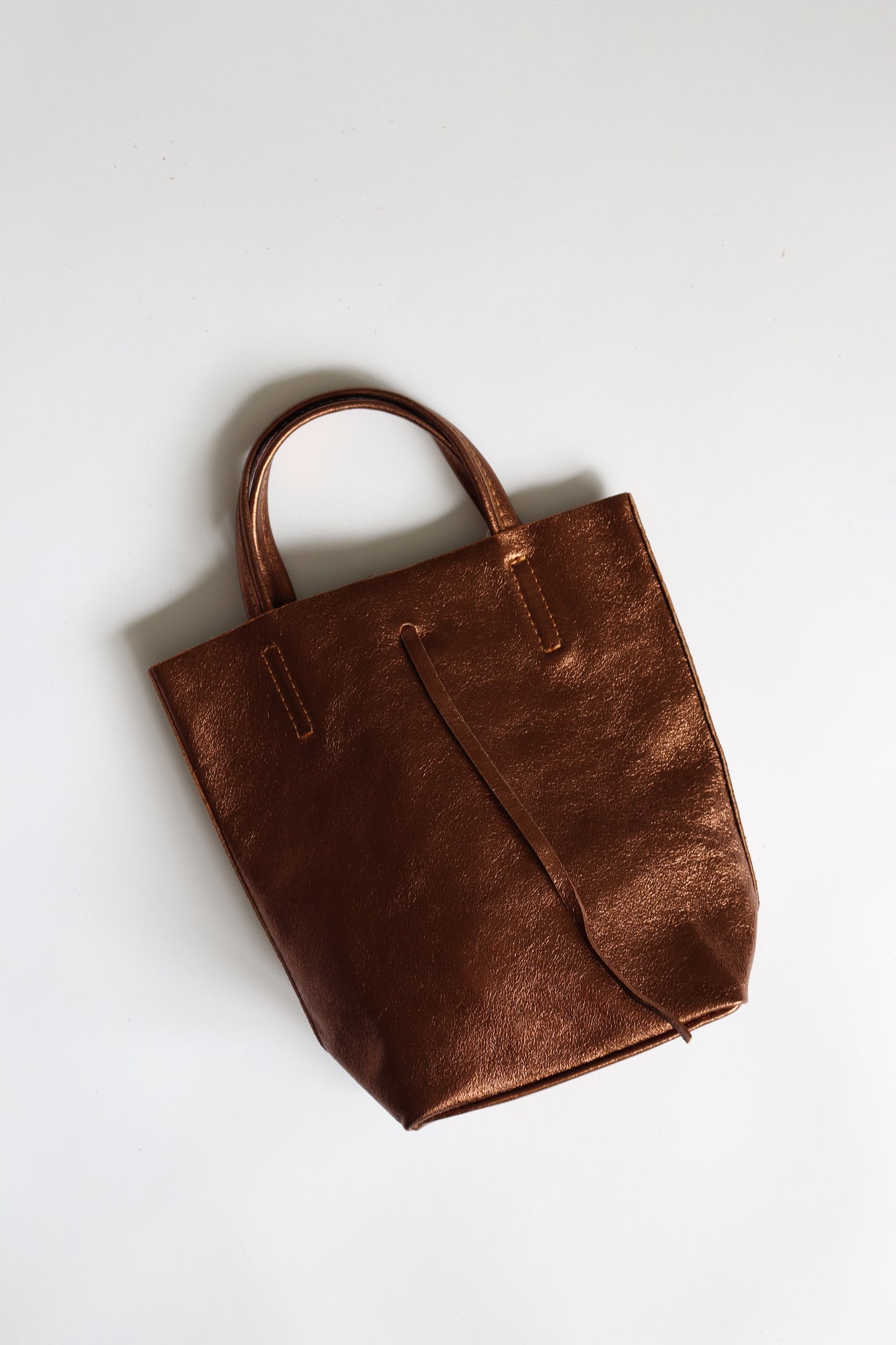 【MILLELA  FIRENZE】【再入荷】【新色追加 】メタリックミニトートバッグ