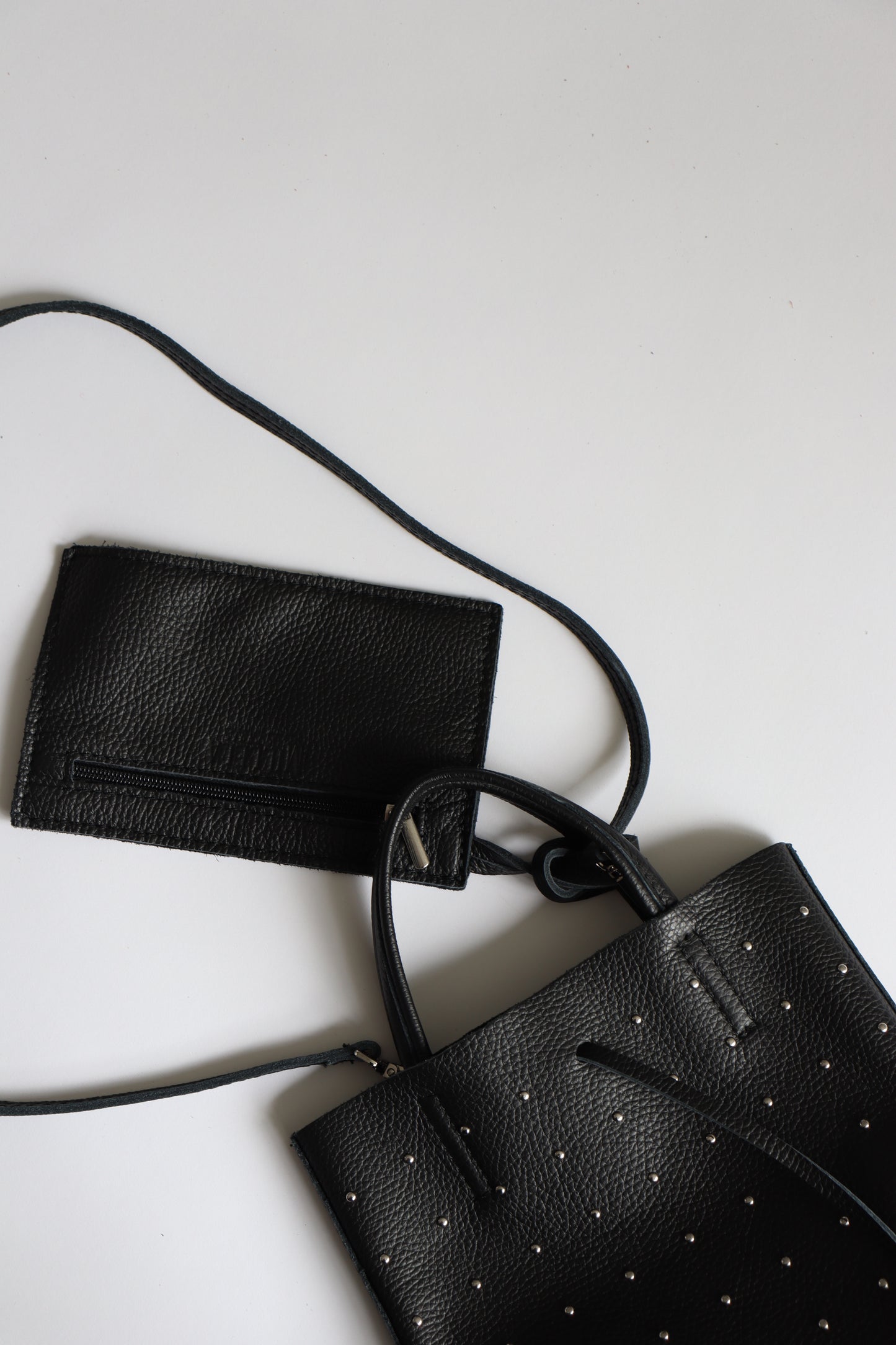 【MILLELA  FIRENZE】スタッズミニトートバッグ