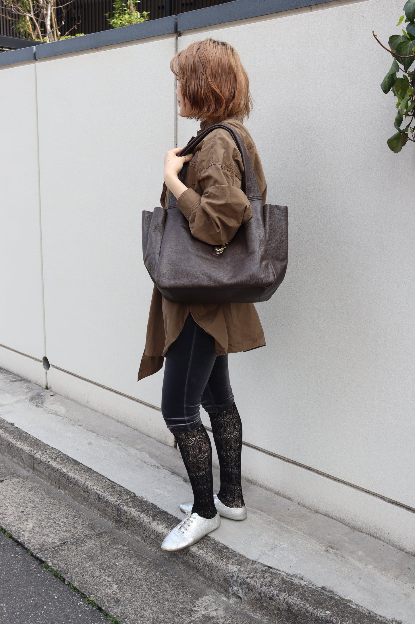 【MILLELA  FIRENZE】 ビット金具付きトートバッグ