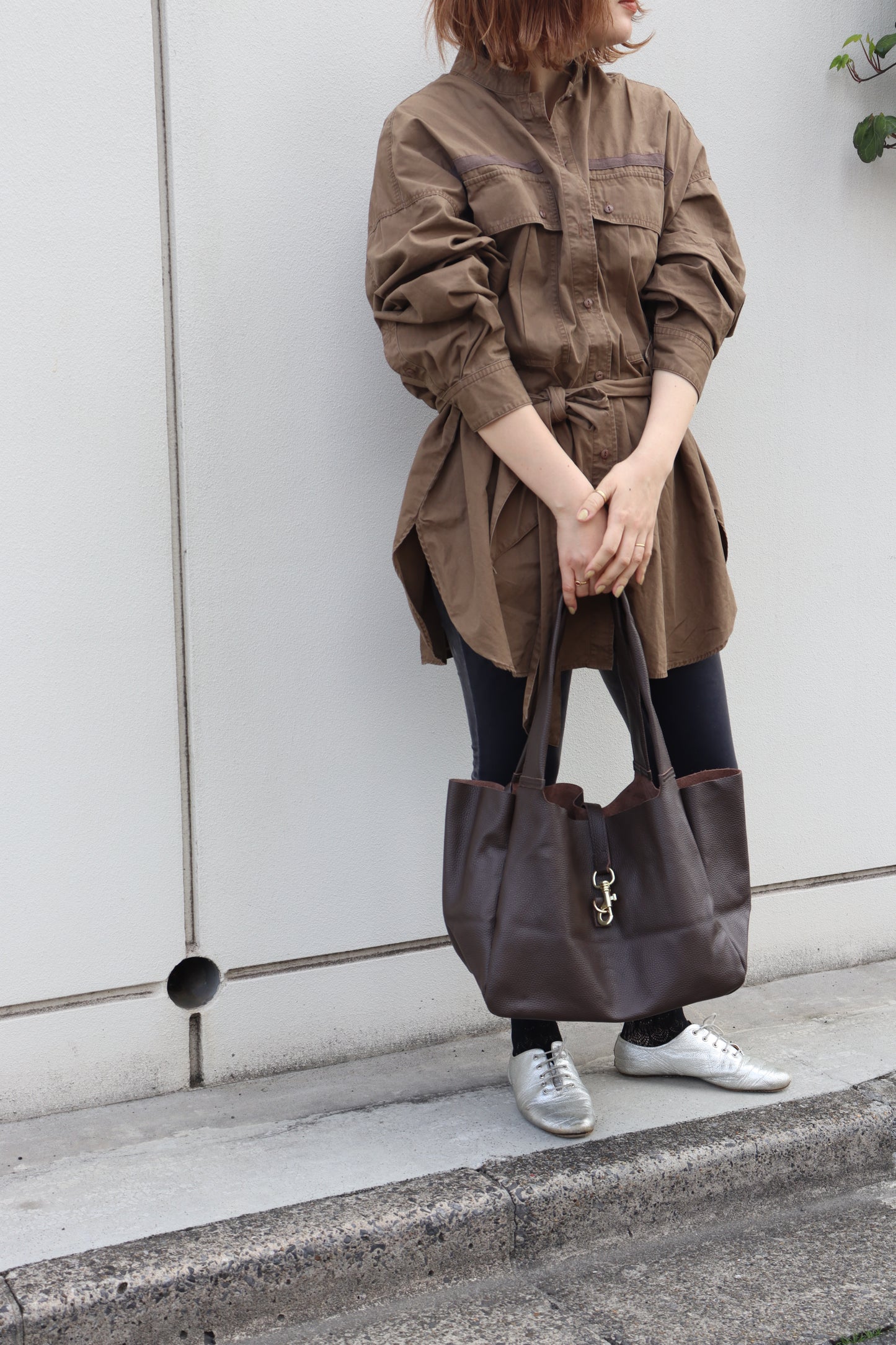 【MILLELA  FIRENZE】 ビット金具付きトートバッグ