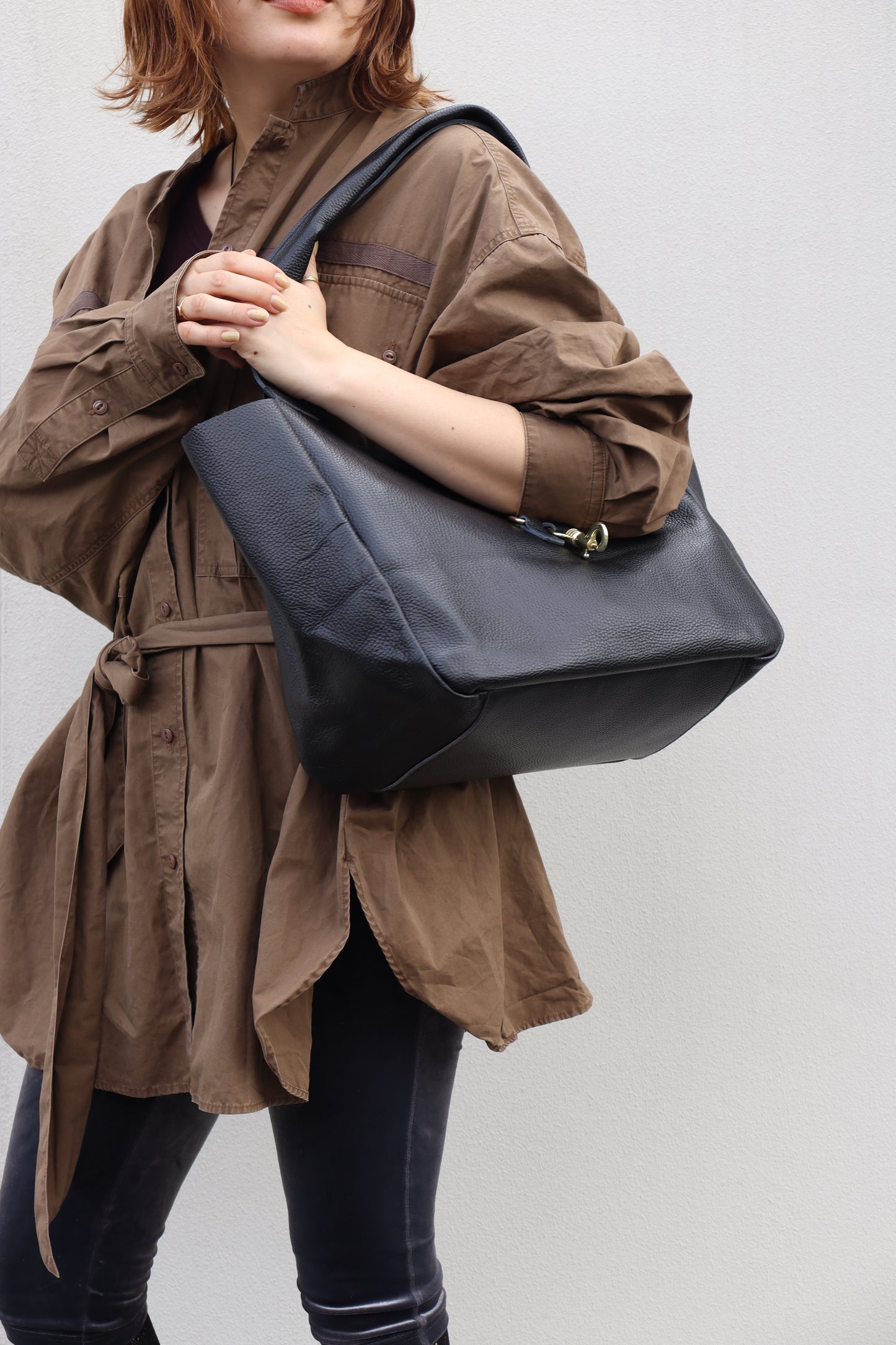 【MILLELA  FIRENZE】 ビット金具付きトートバッグ