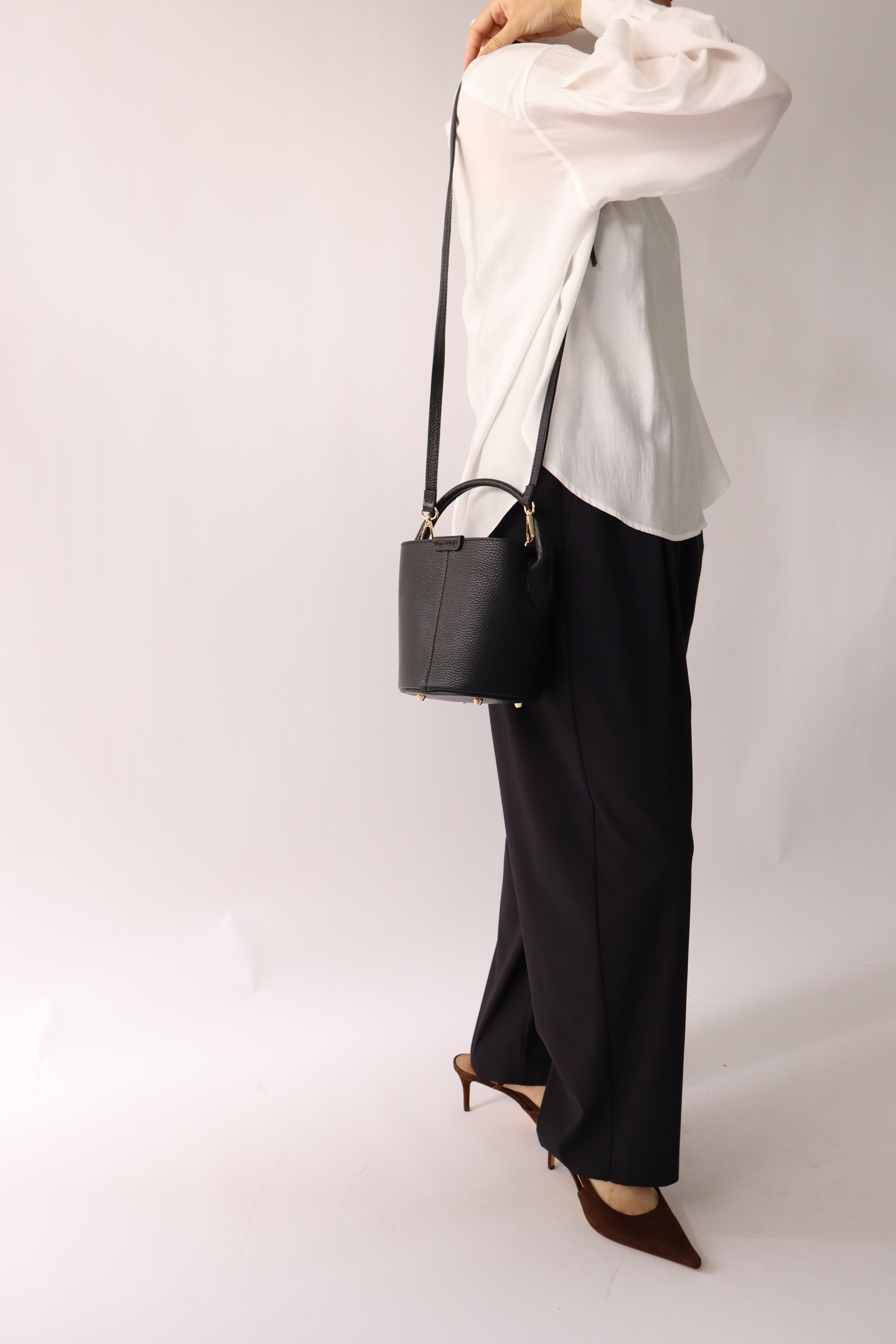 MILLELA FIRENZE】ワンハンドルミニバケツバッグ ミレッラフィレンツェ