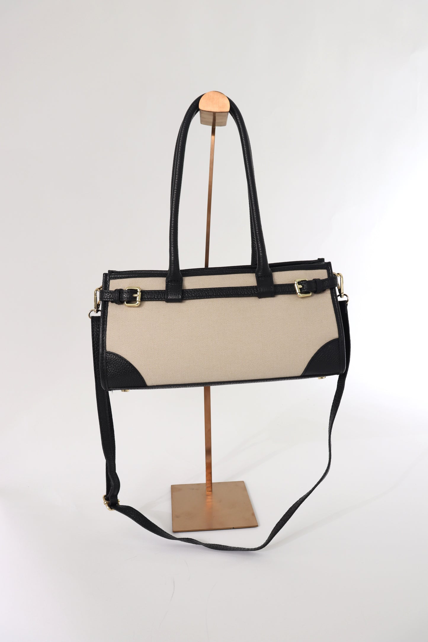 【MILLELA  FIRENZE】【PREORDER】レザー×キャンバス2WAYバッグ