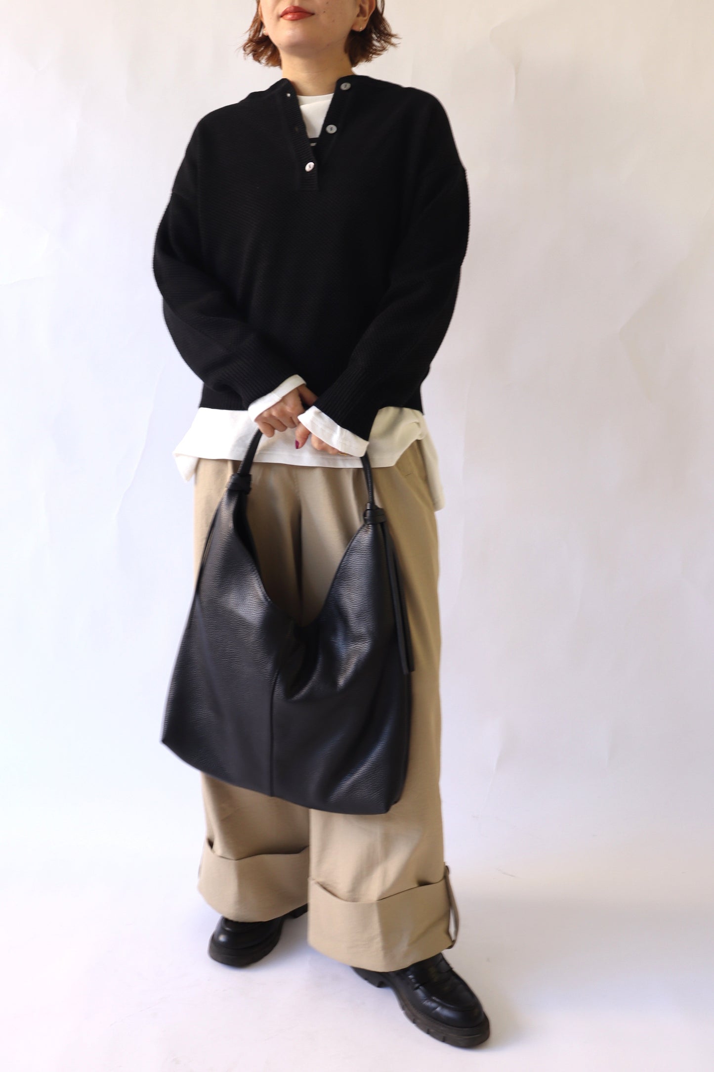 【MILLELA  FIRENZE】【PREORDER】 レザーホーボーバッグ