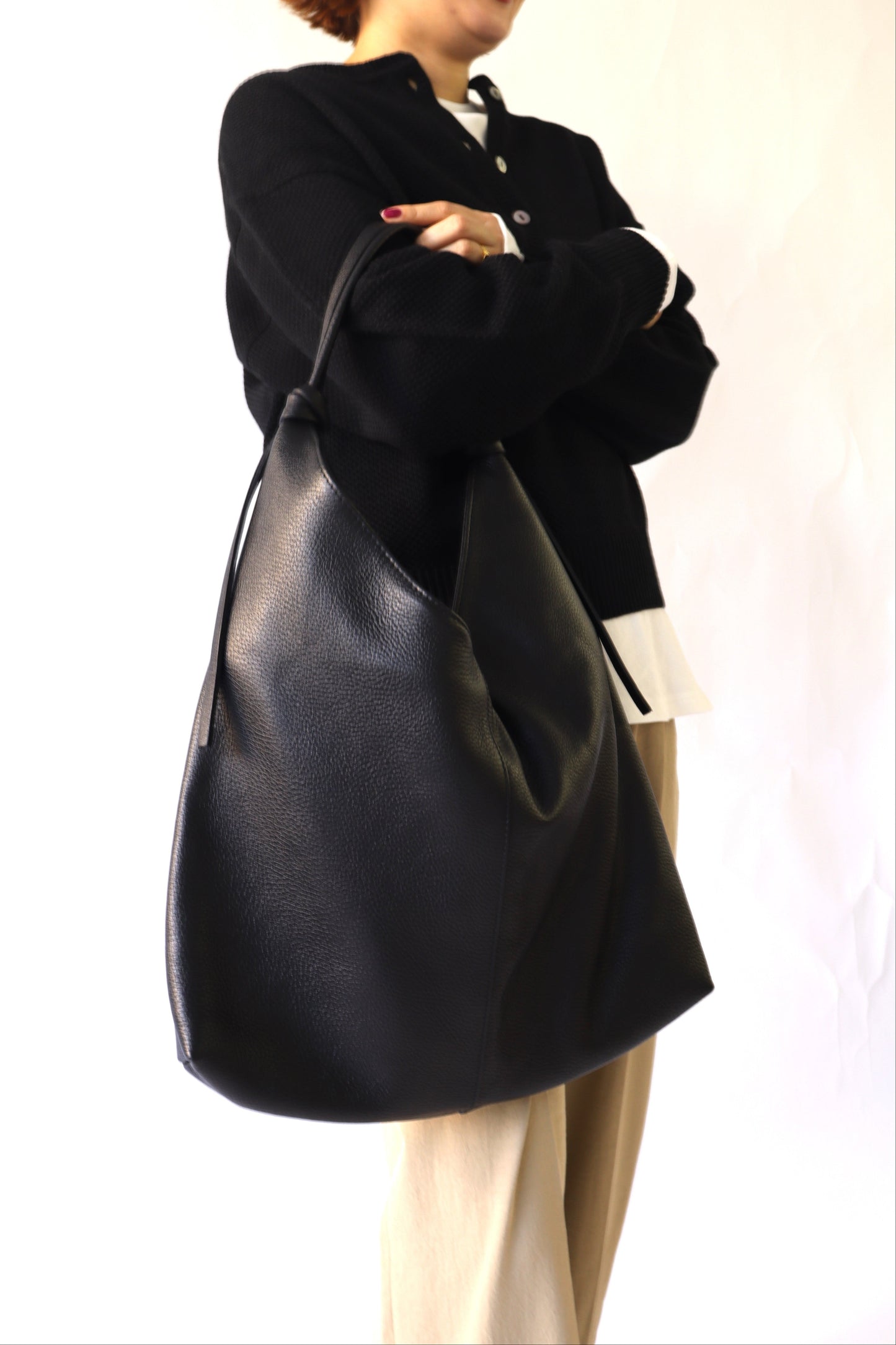 【MILLELA  FIRENZE】【PREORDER】 レザーホーボーバッグ