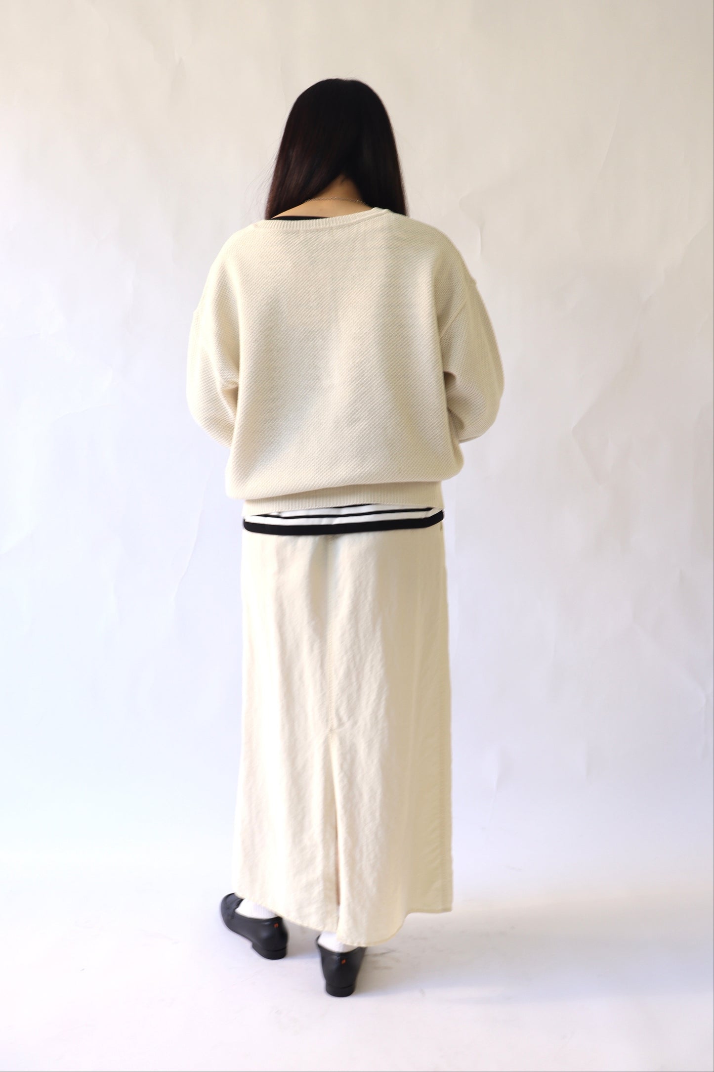 【ACUTA】かのこ編みヘンリーニット