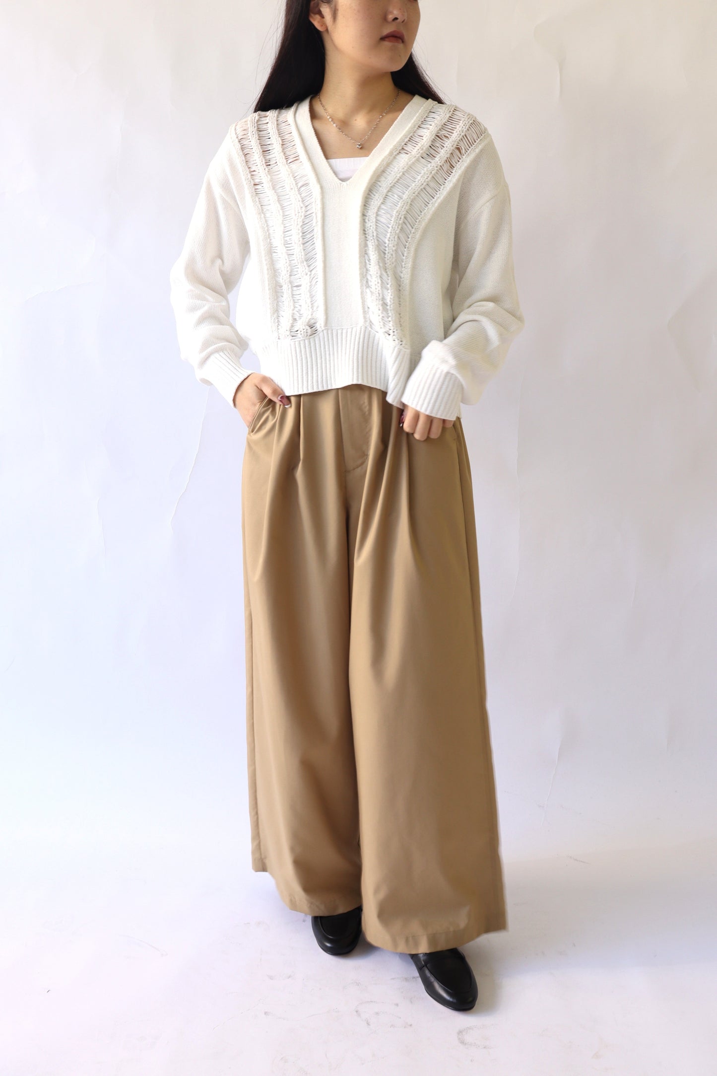 【ACUTA】ドライブ編みニット