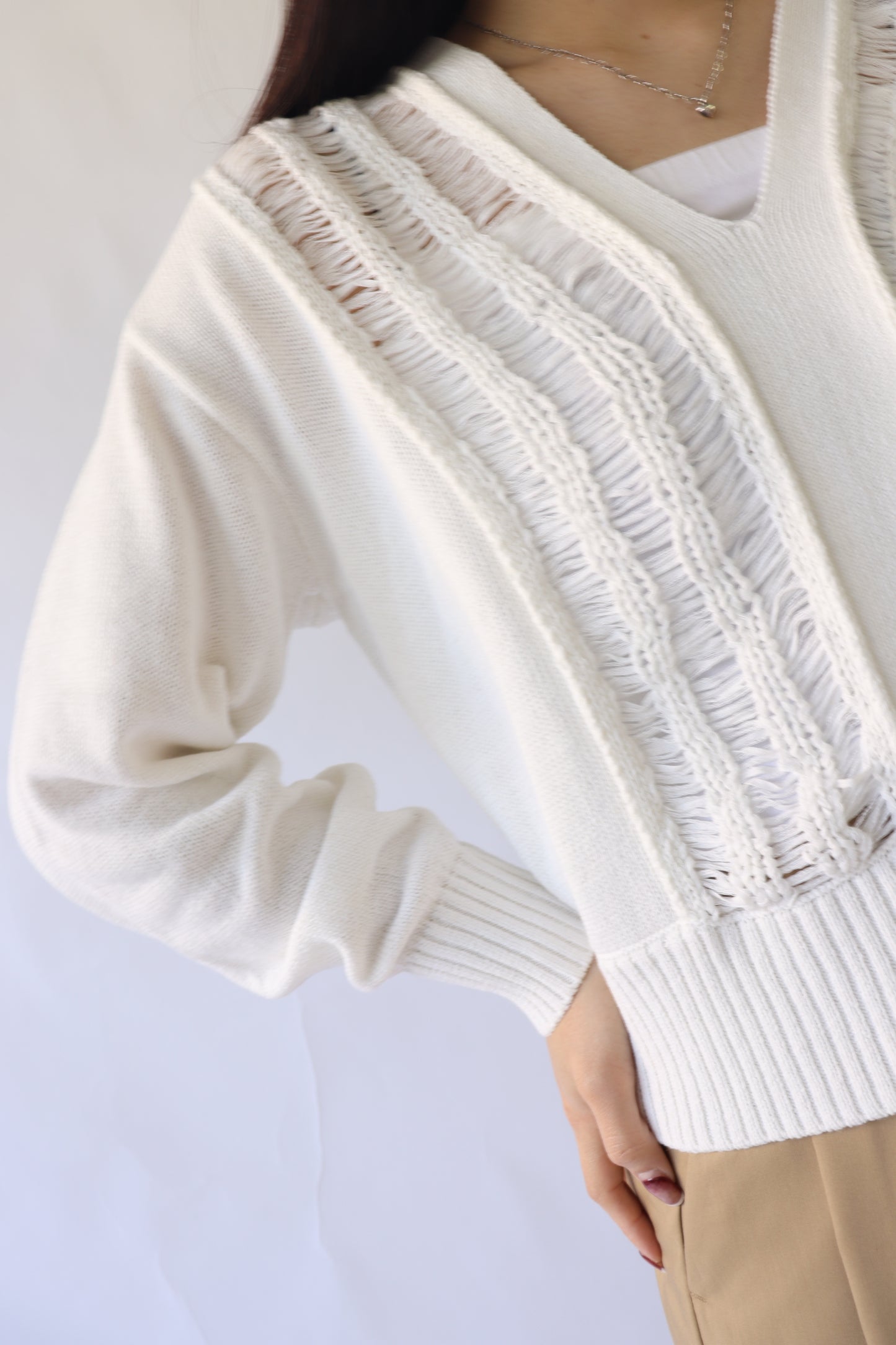 【ACUTA】ドライブ編みニット