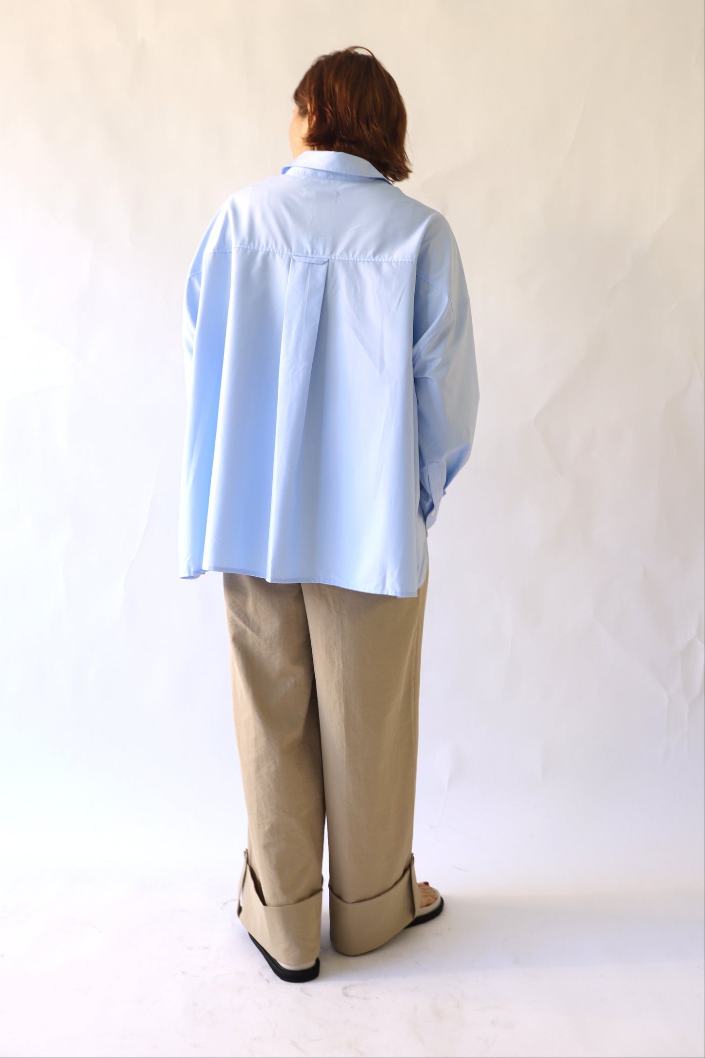 【ACUTA】 ブロードポンチョ風シャツ