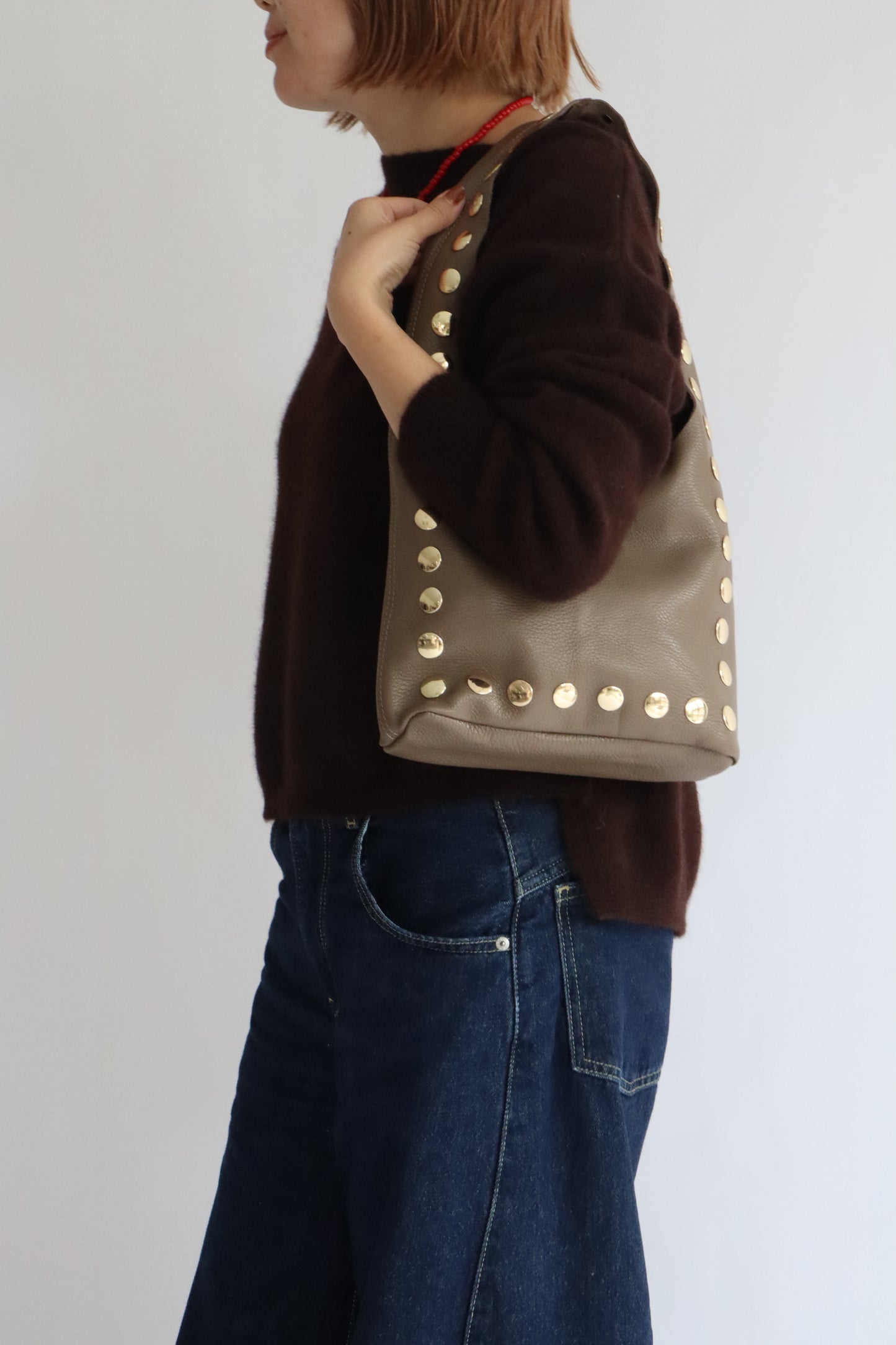【MILLELA  FIRENZE】スタッズワンショルダーバッグ