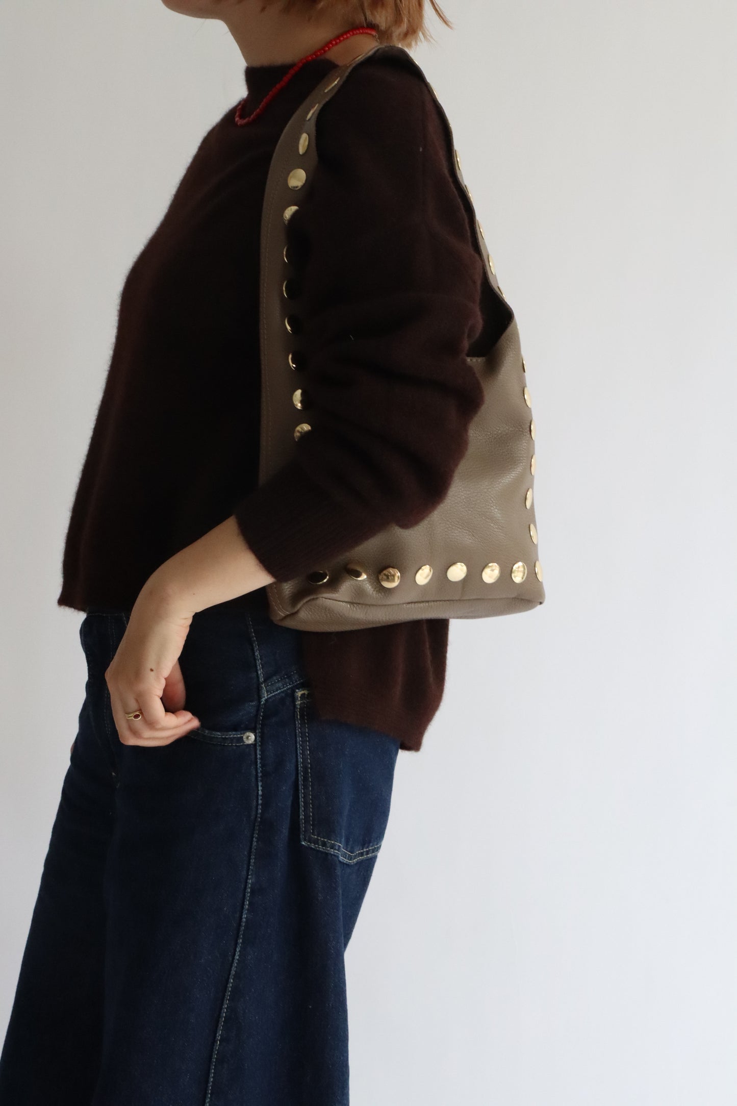 【MILLELA  FIRENZE】スタッズワンショルダーバッグ