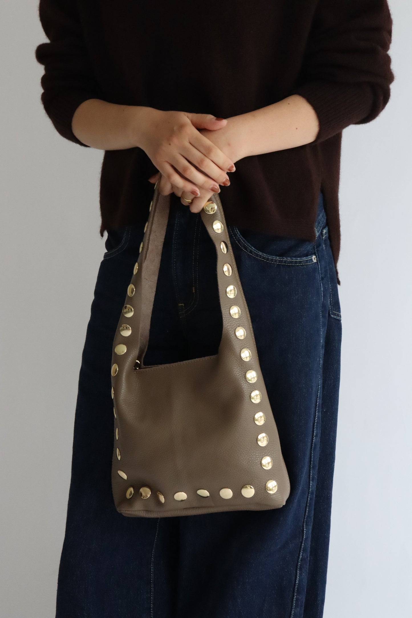 【MILLELA  FIRENZE】スタッズワンショルダーバッグ