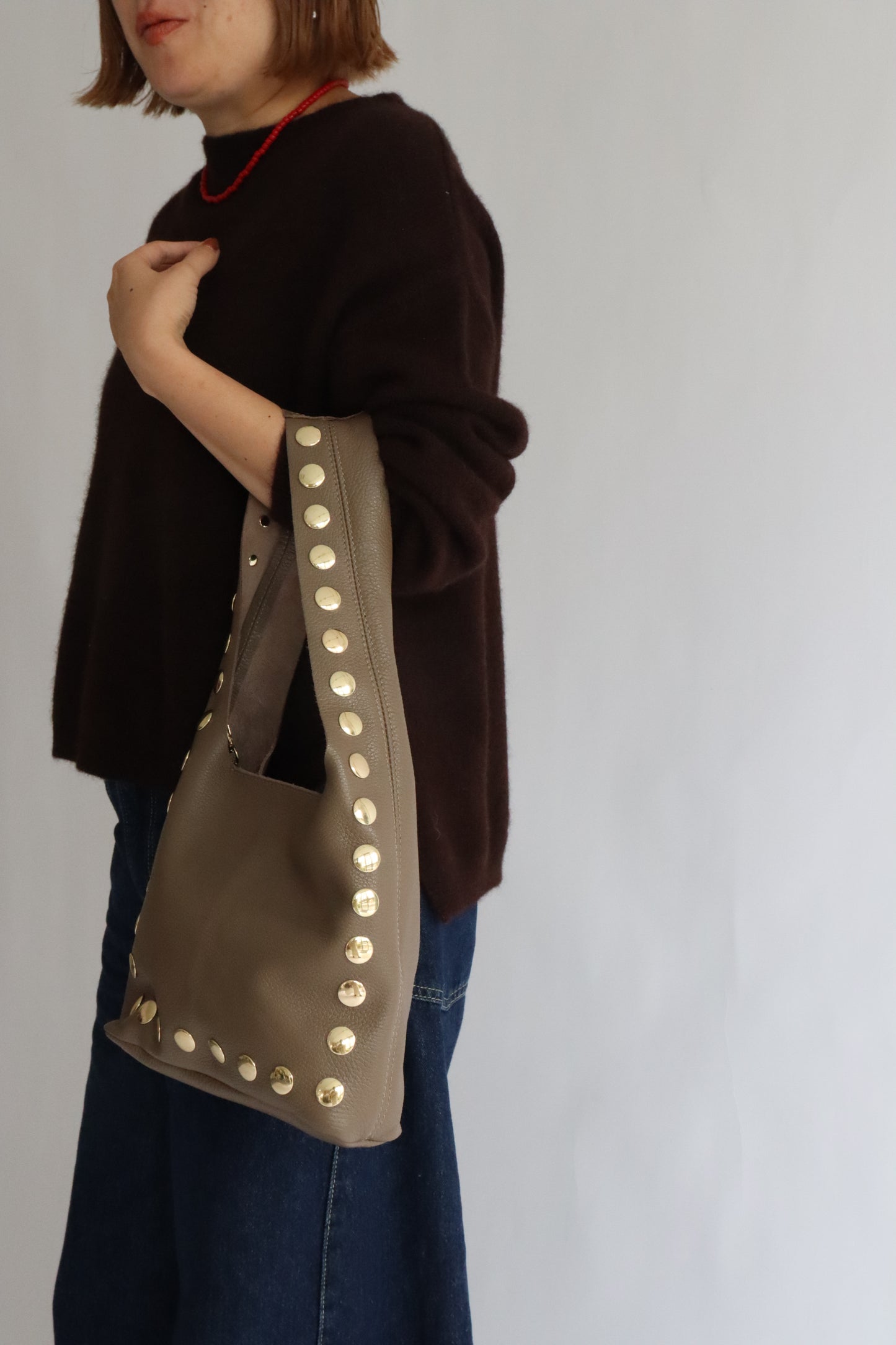 【MILLELA  FIRENZE】スタッズワンショルダーバッグ