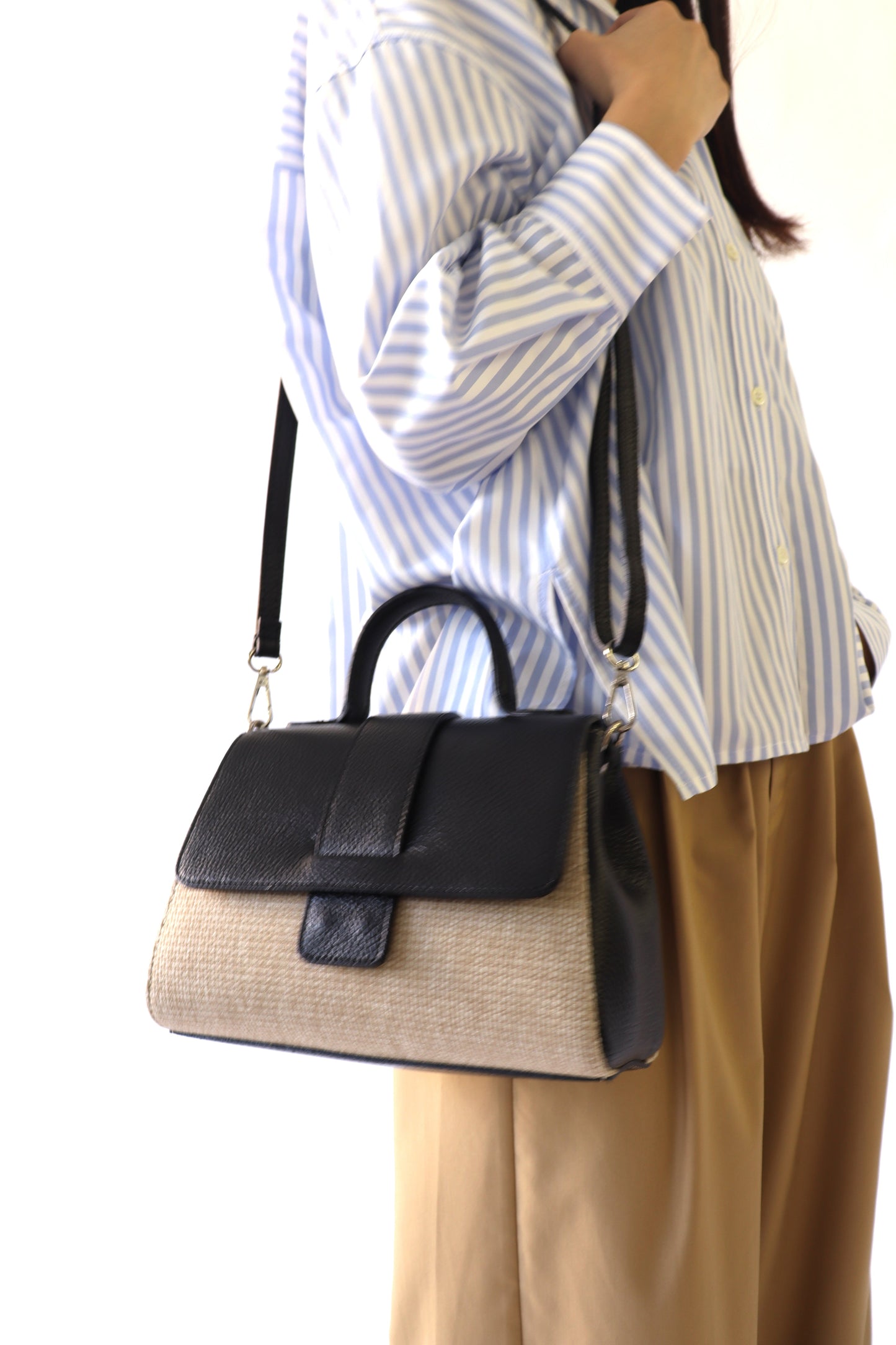 【MILLELA  FIRENZE】フラップワンハンドルバッグ