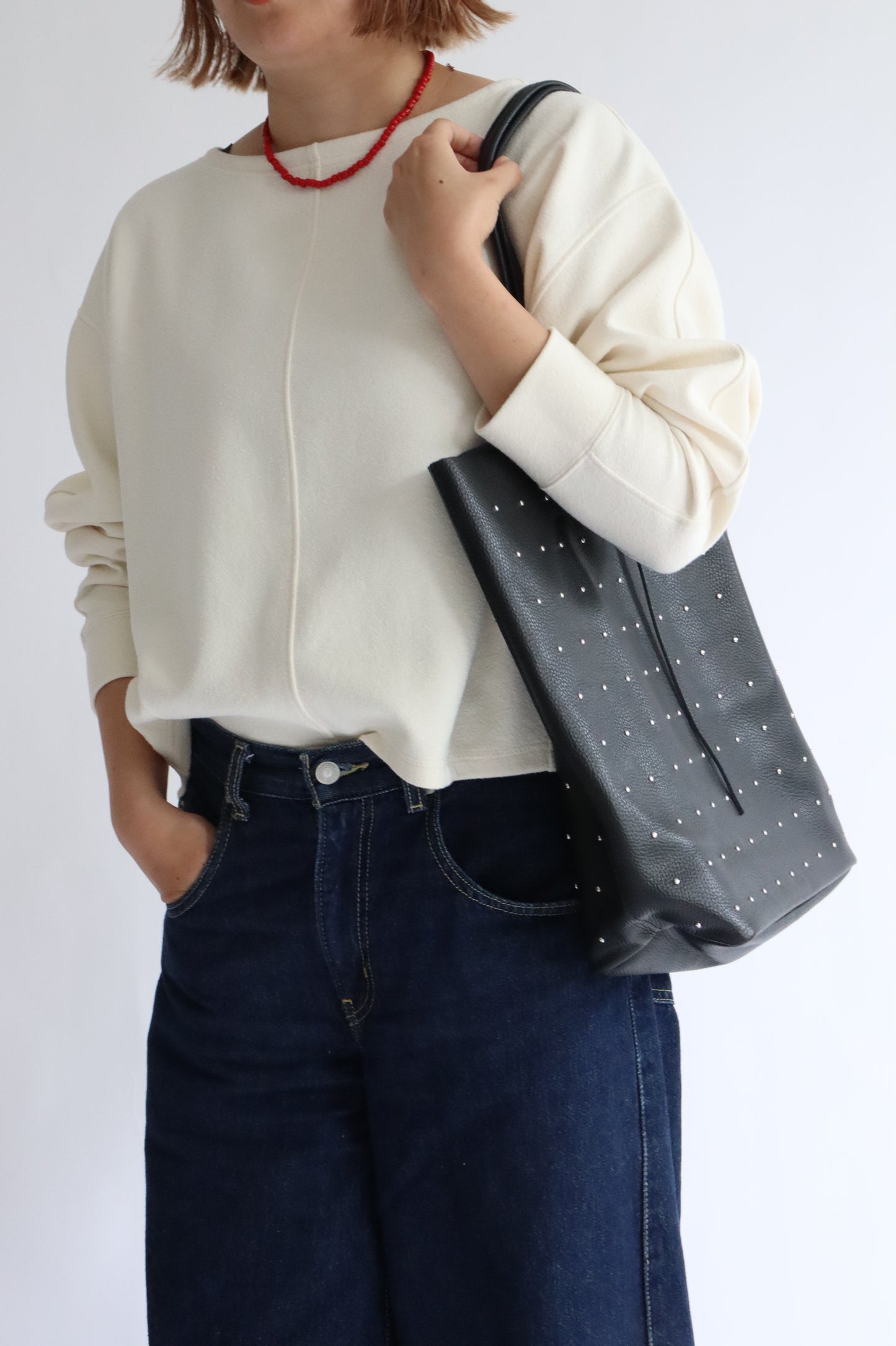 【MILLELA  FIRENZE】スタッズトートバッグ