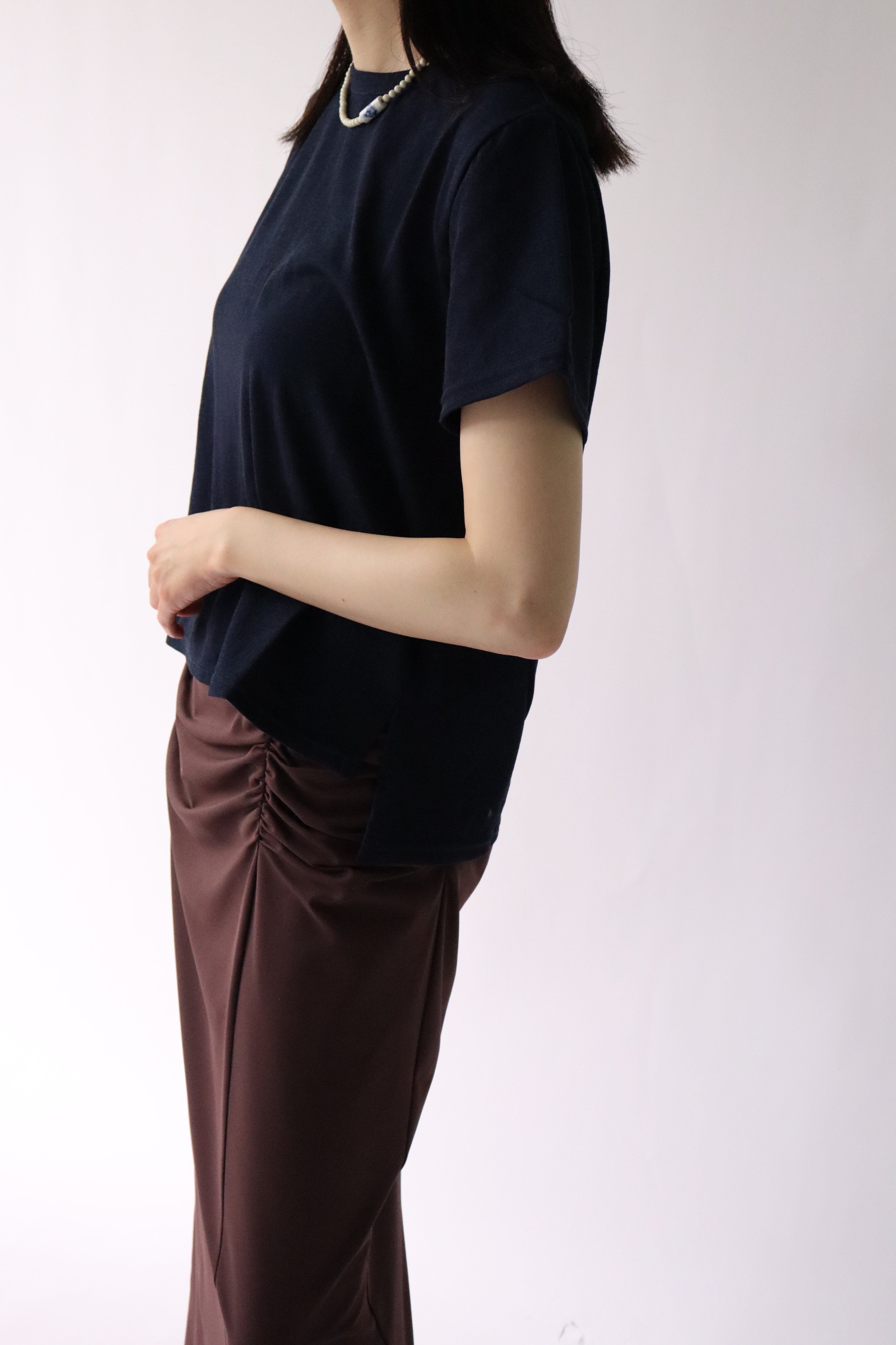 ACUTA シアーシャイニー天竺Tシャツ 10096867 レディース ACUTA シアーシャイニー天竺Tシャツ 10096867 レディース