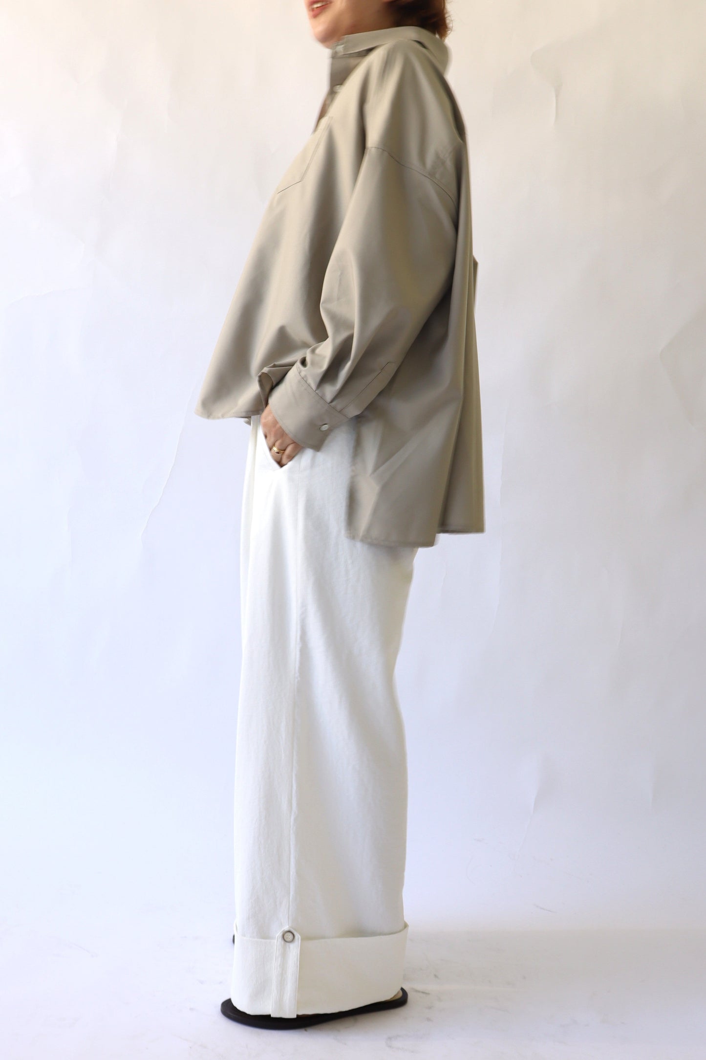 【ACUTA】ロールアップワイドパンツ