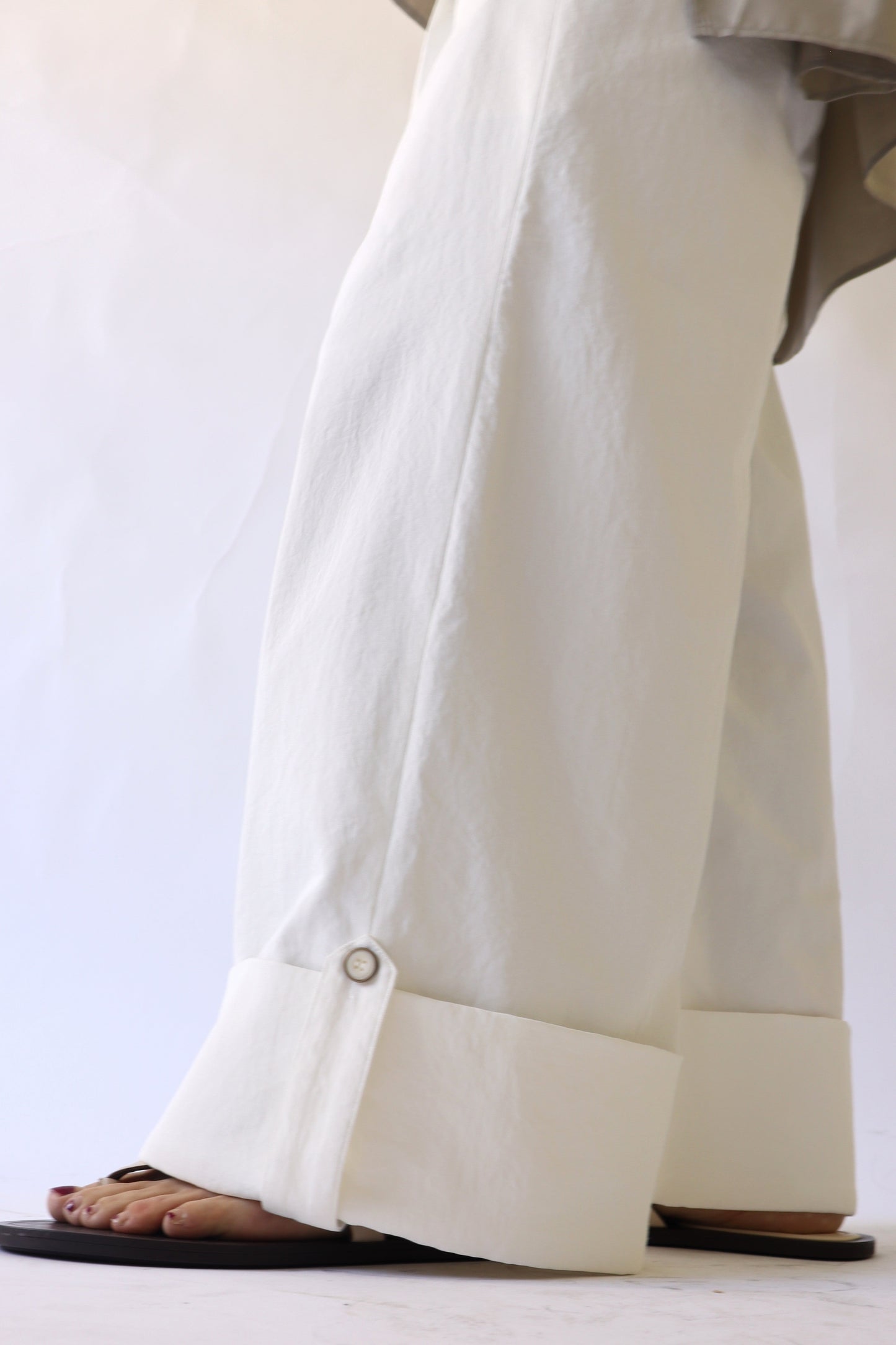 【ACUTA】ロールアップワイドパンツ