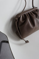 【MILLELA  FIRENZE】 がま口ビッグレザーバッグ