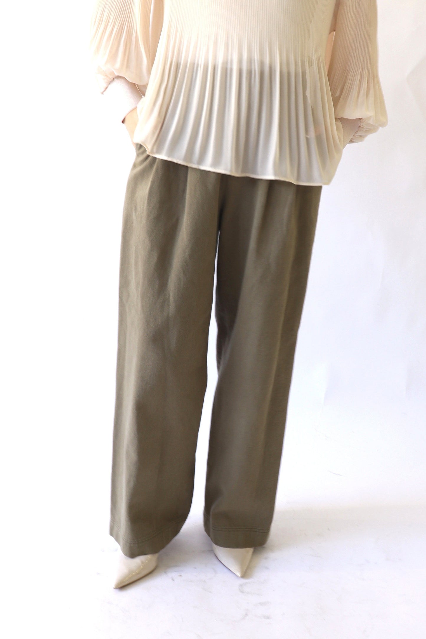 【ACUTA】【PRE ORDER】リネンブレンドスラックスパンツ