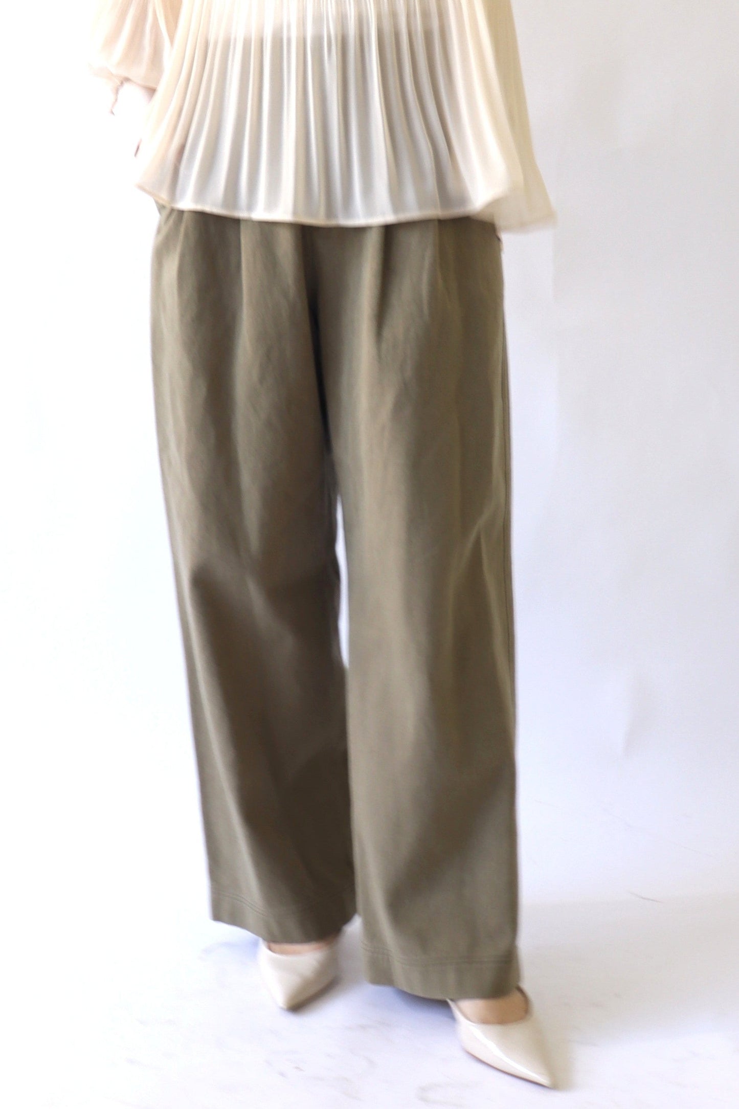 【ACUTA】【PRE ORDER】リネンブレンドスラックスパンツ