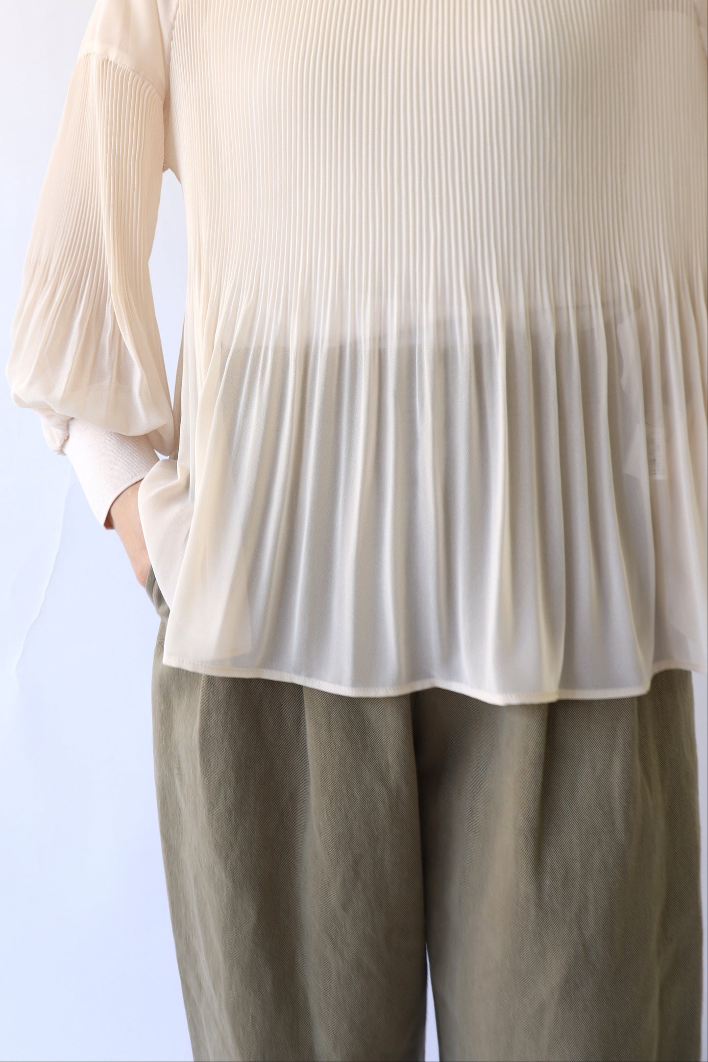 【ACUTA】【PRE ORDER】リネンブレンドスラックスパンツ