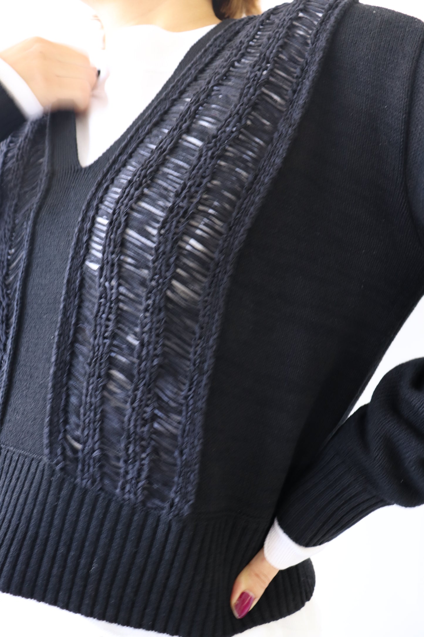 【ACUTA】ドライブ編みニット