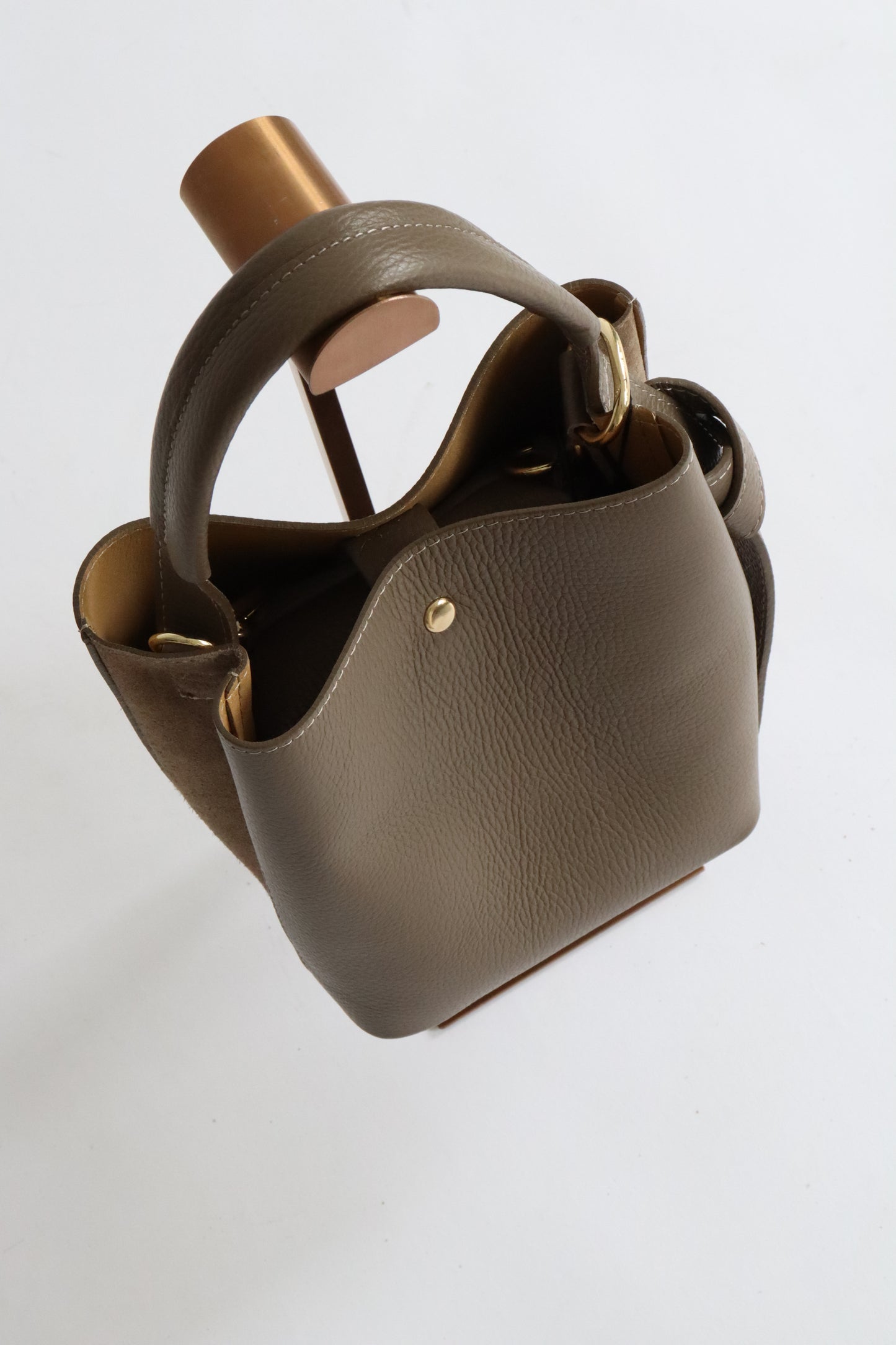 【MILLELA  FIRENZE】 ワンハンドル2WAYバケットバッグ