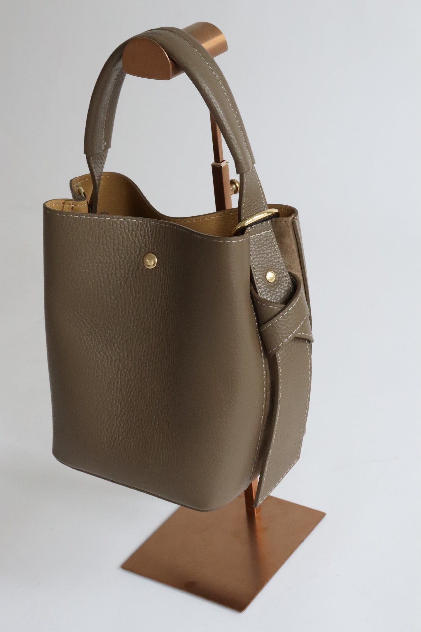 【MILLELA  FIRENZE】 ワンハンドル2WAYバケットバッグ
