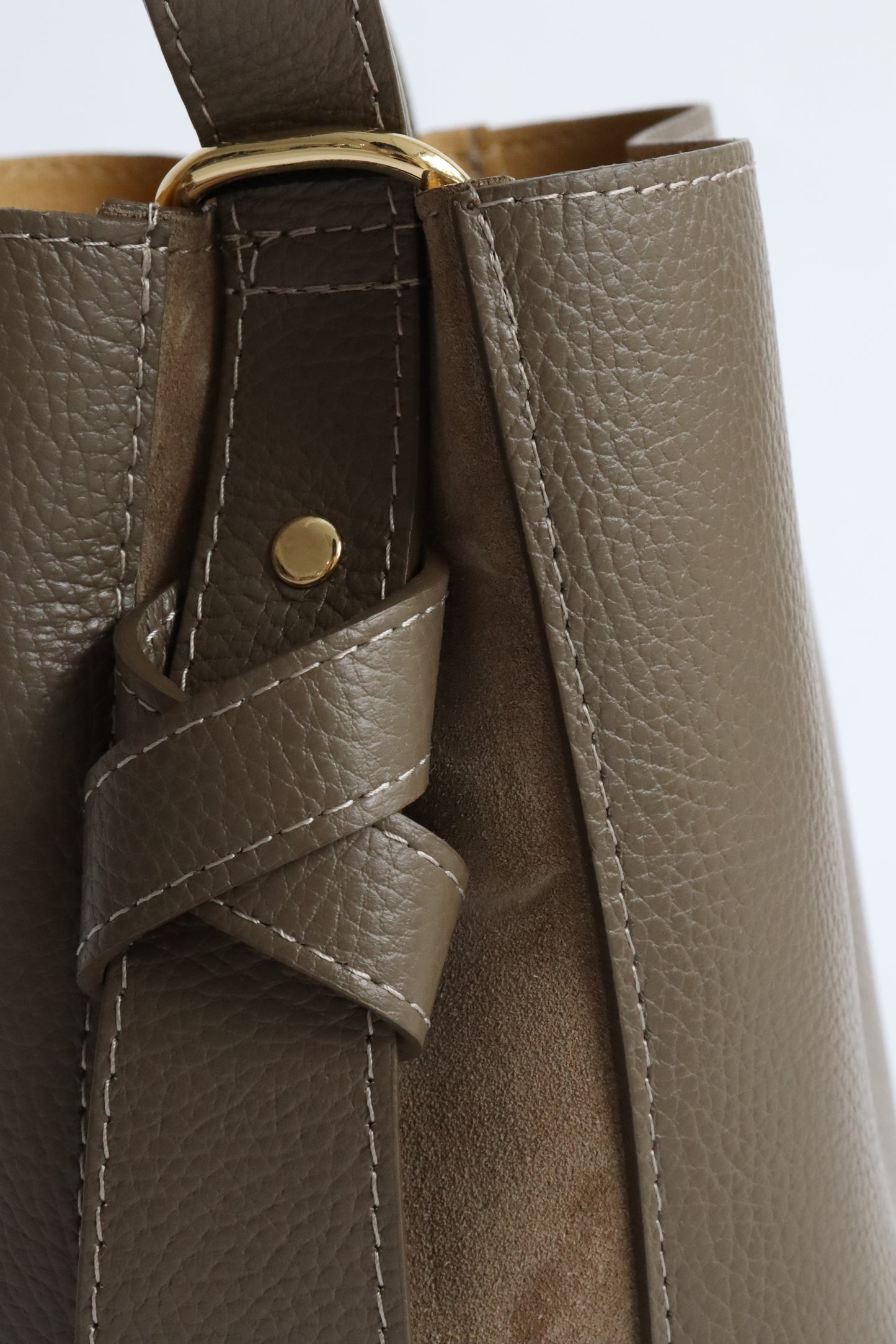 【MILLELA  FIRENZE】 ワンハンドル2WAYバケットバッグ