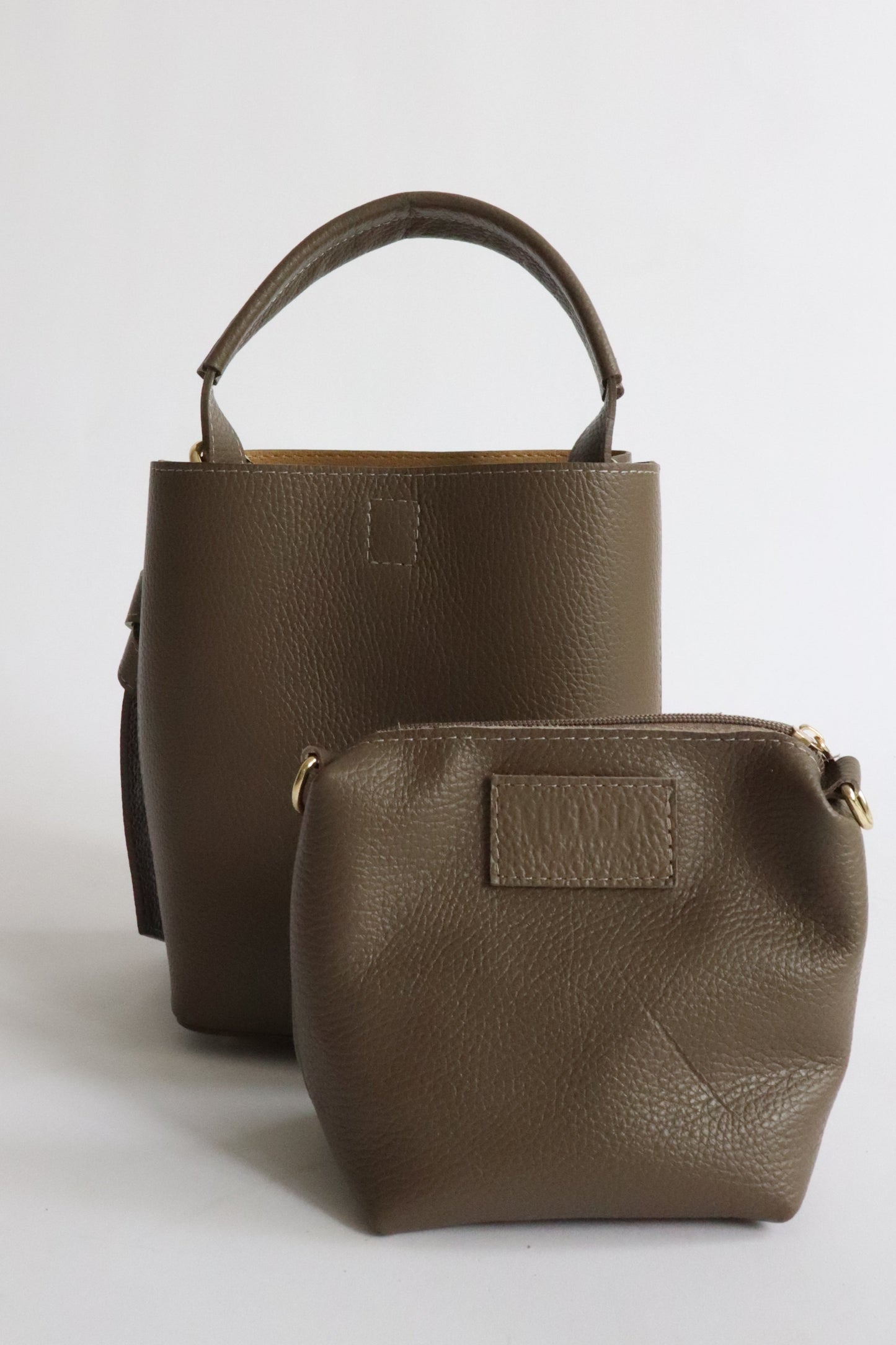 【MILLELA  FIRENZE】 ワンハンドル2WAYバケットバッグ