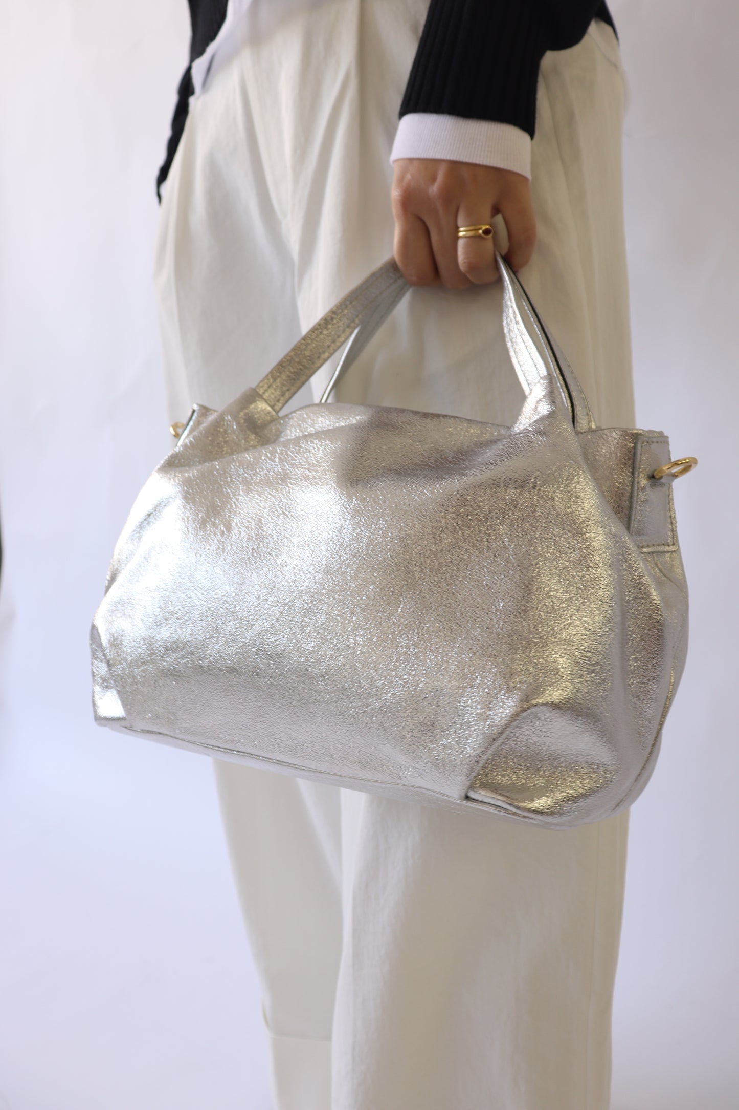 【MILLELA  FIRENZE】【PREORDER】ラウンド2WAYトートバッグ