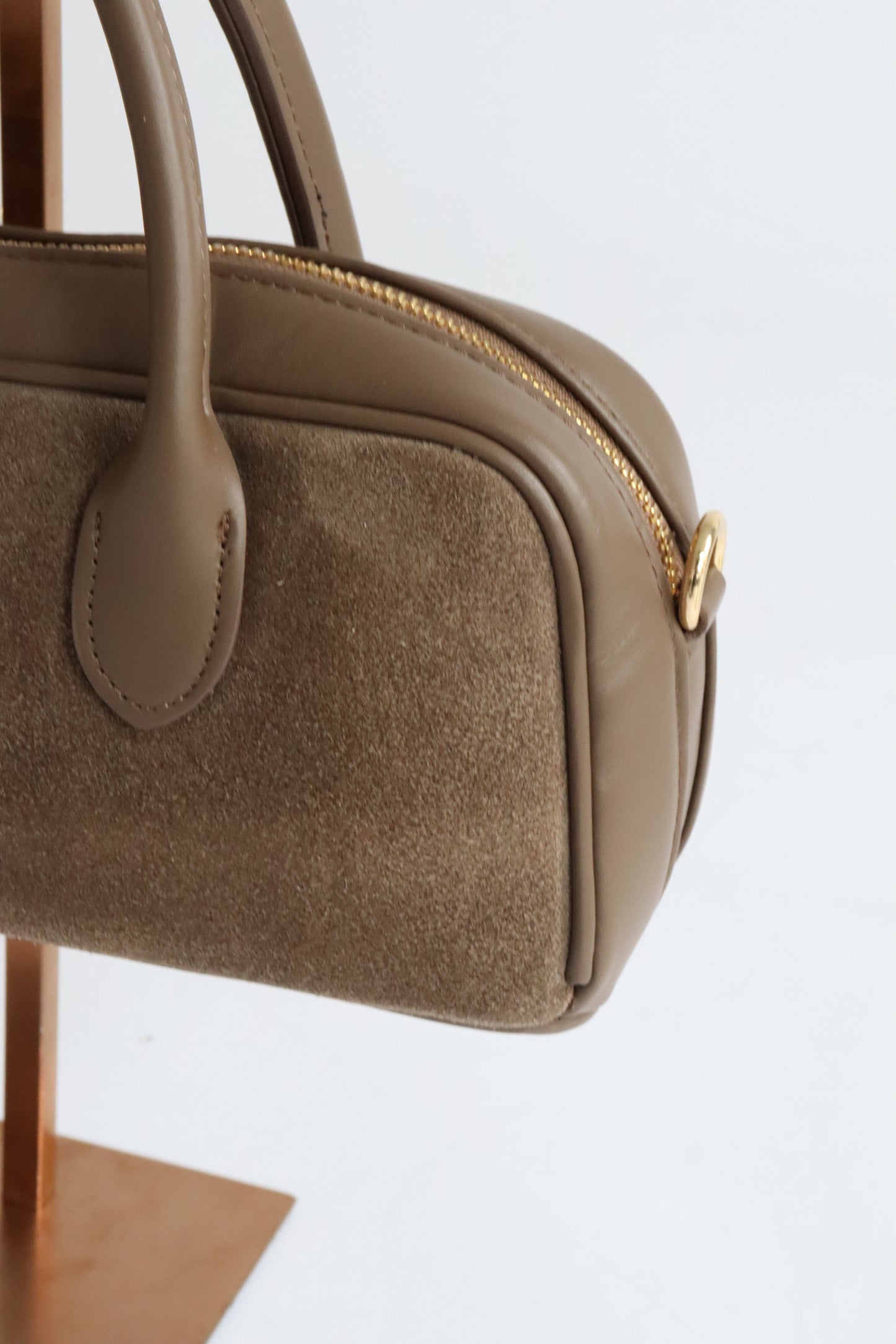 【MILLELA  FIRENZE】スエードボストンバッグ
