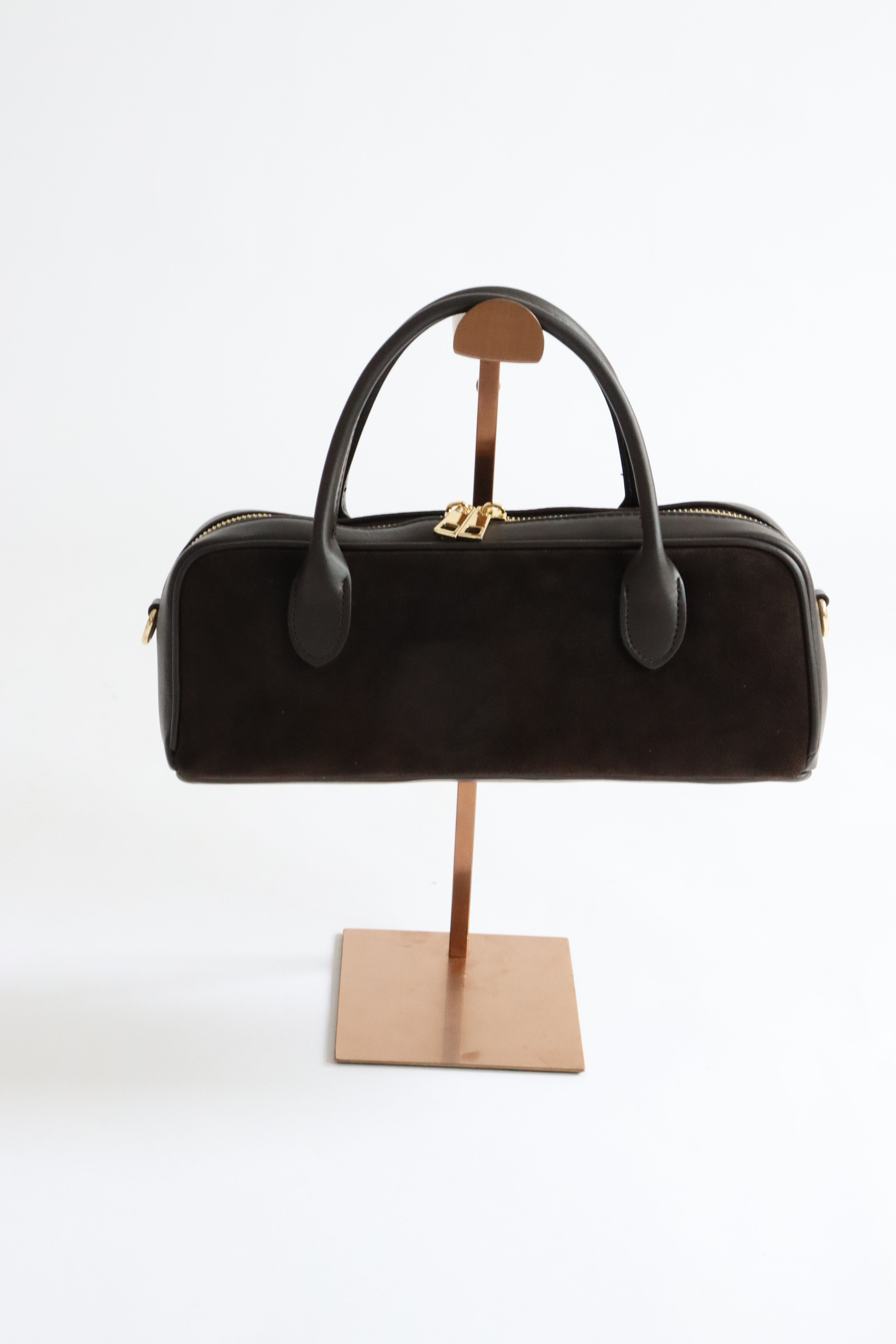MILLELA FIRENZE ミレッラフィレンツェ スエードボストンバッグ