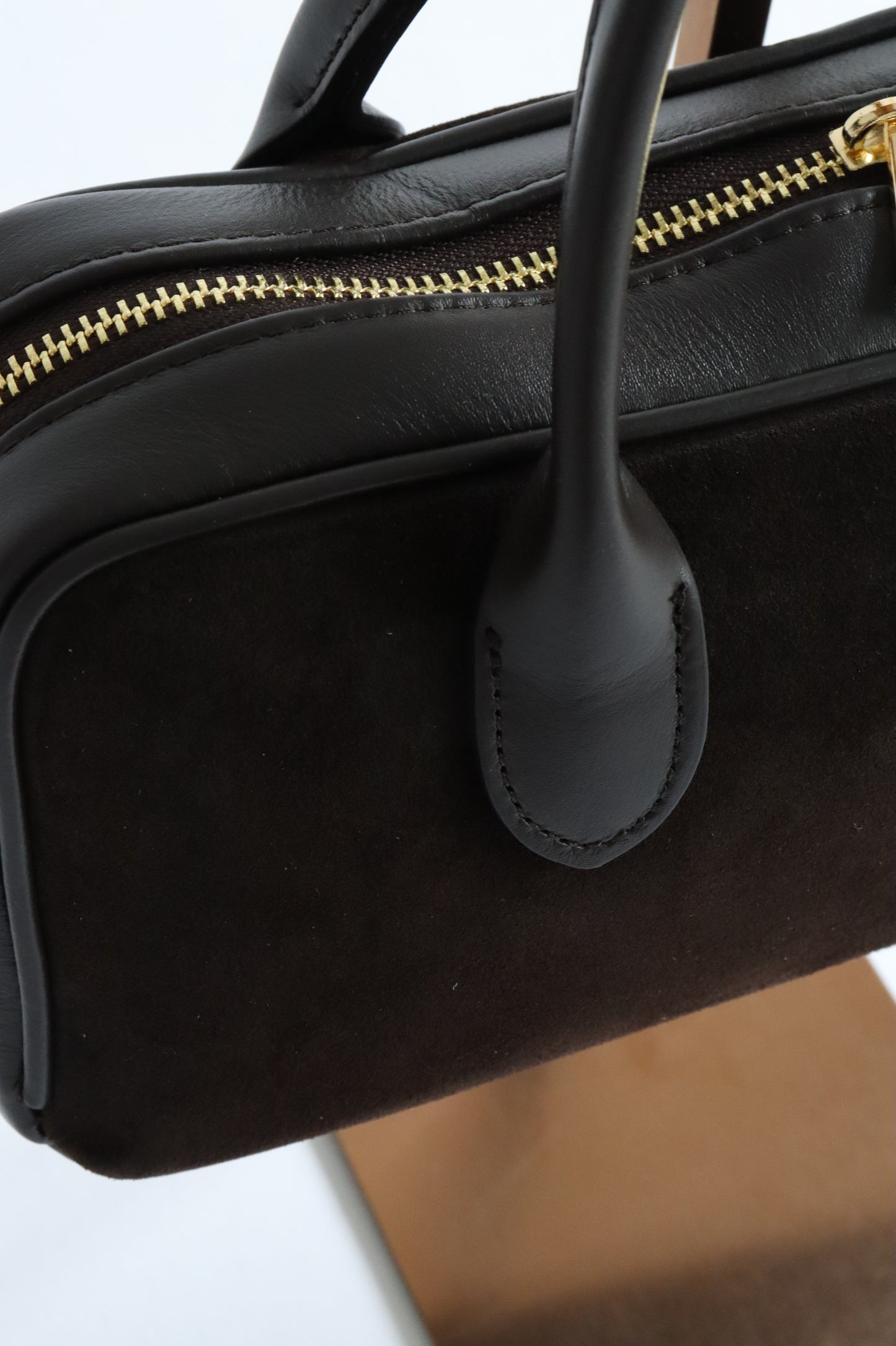 【MILLELA  FIRENZE】スエードボストンバッグ