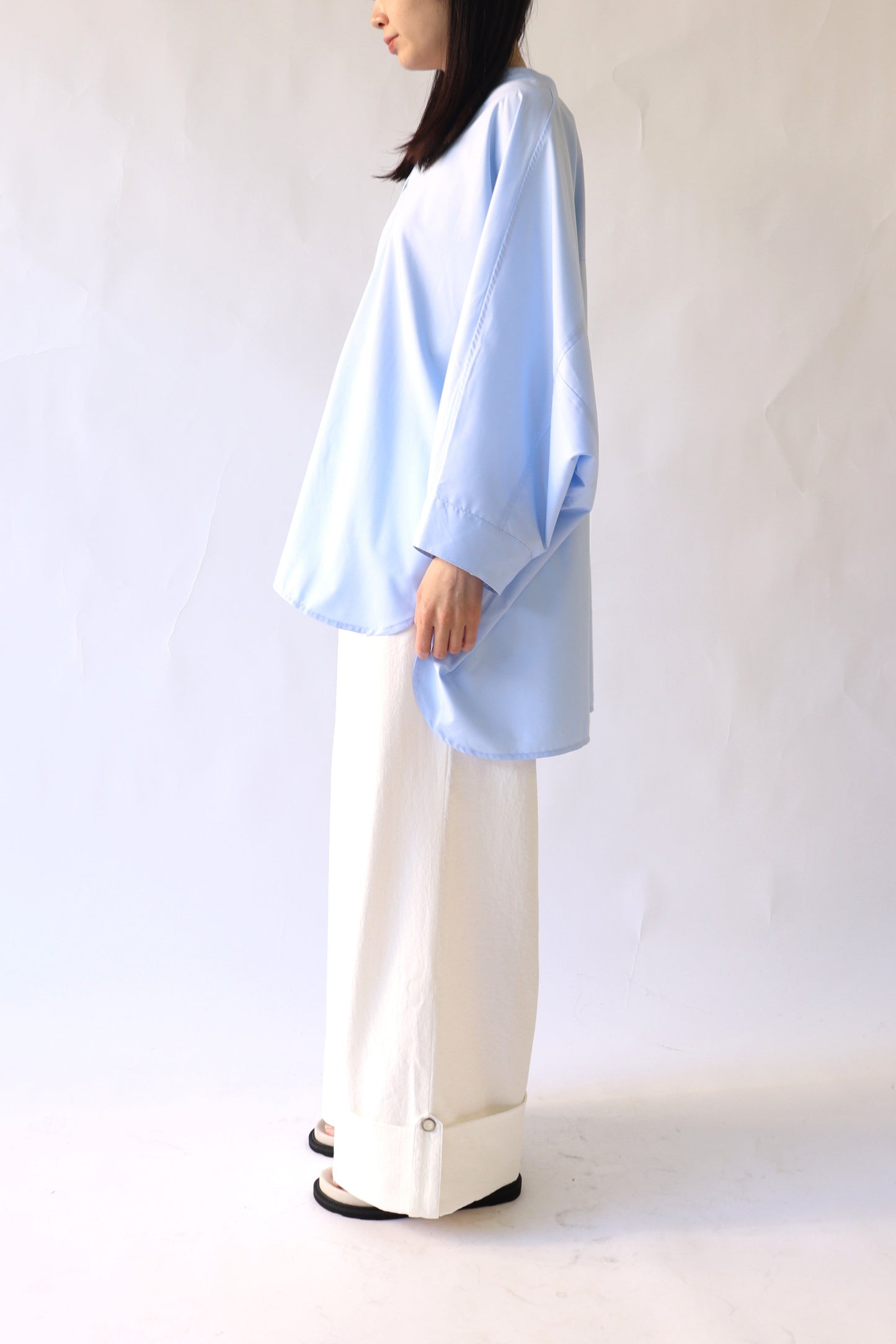 【ACUTA】 ドルマンポンチョシャツ