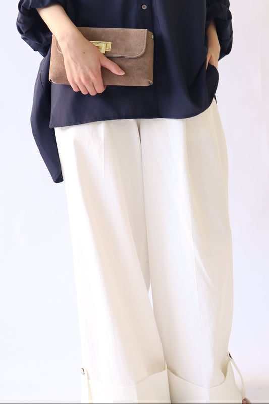 【ACUTA】ロールアップワイドパンツ