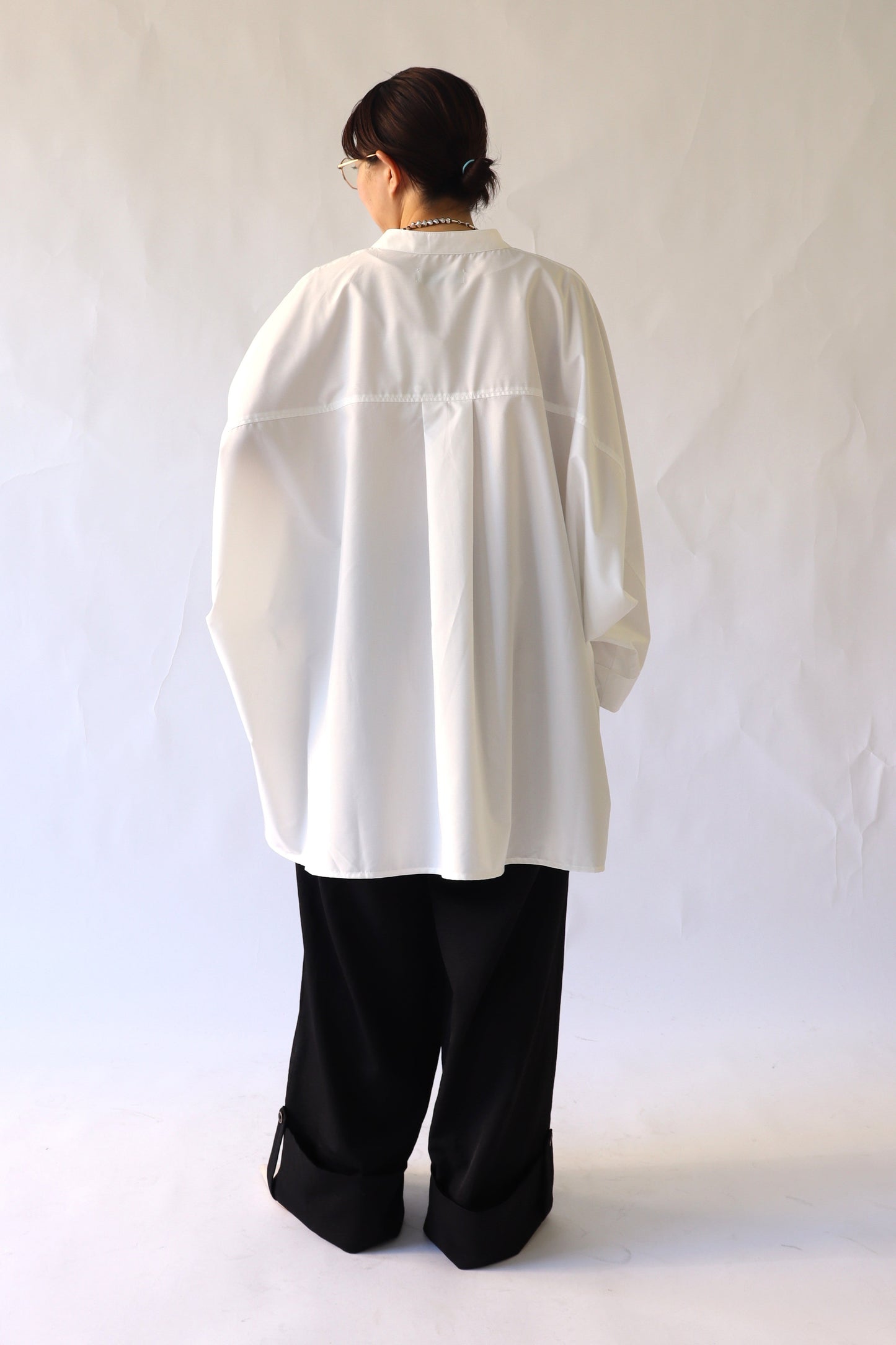 【ACUTA】 ドルマンポンチョシャツ